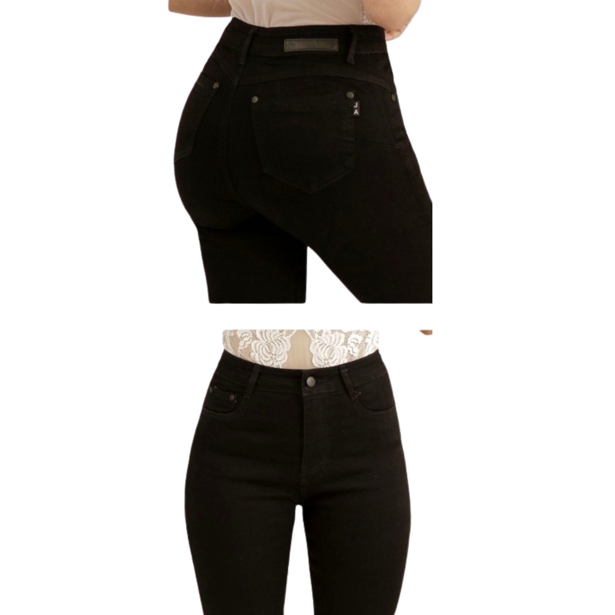 Jeans Mujer Skinny Negro J9058-3