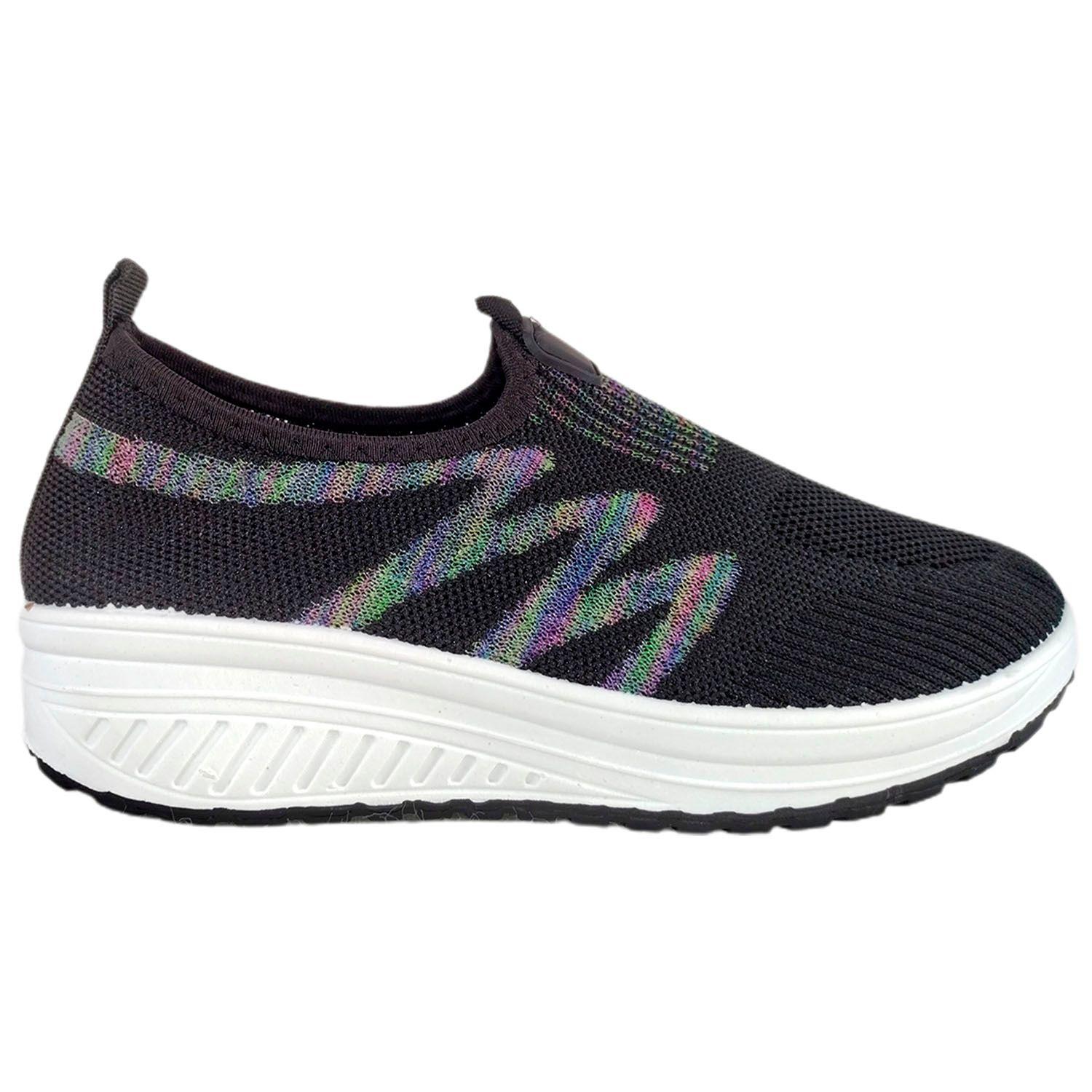 Zapatilla liviana de plataforma para mujer-0