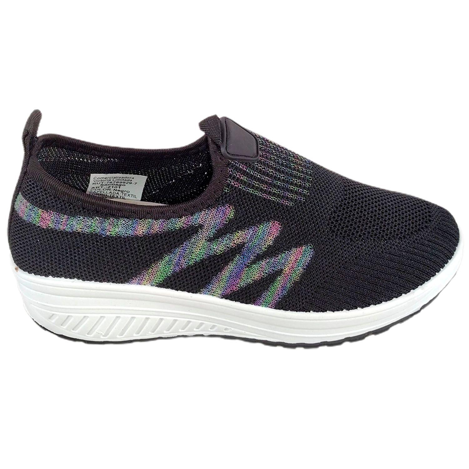Zapatilla liviana de plataforma para mujer-1