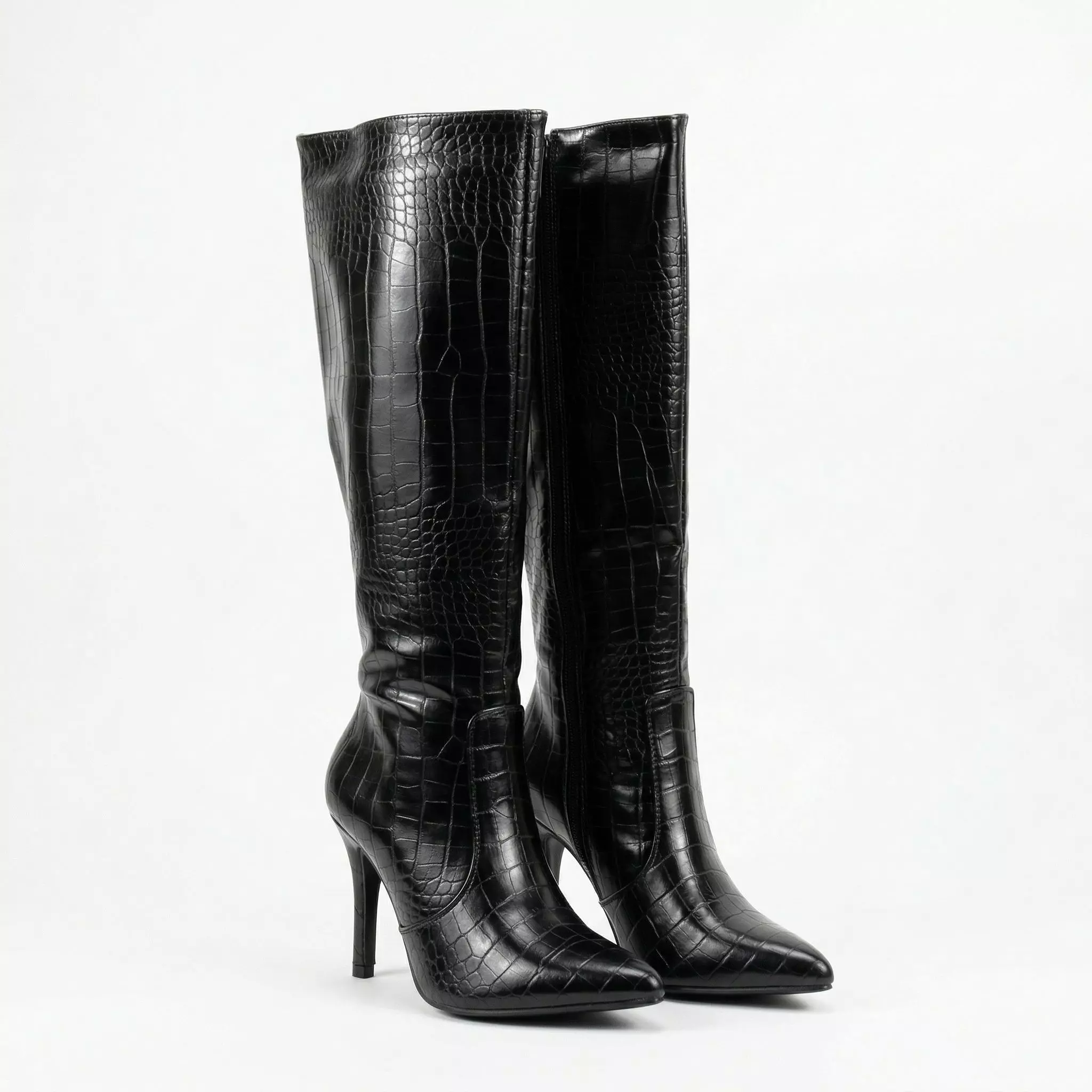 Bota  Mujer Caña Alta Taco Aguja T34-1
