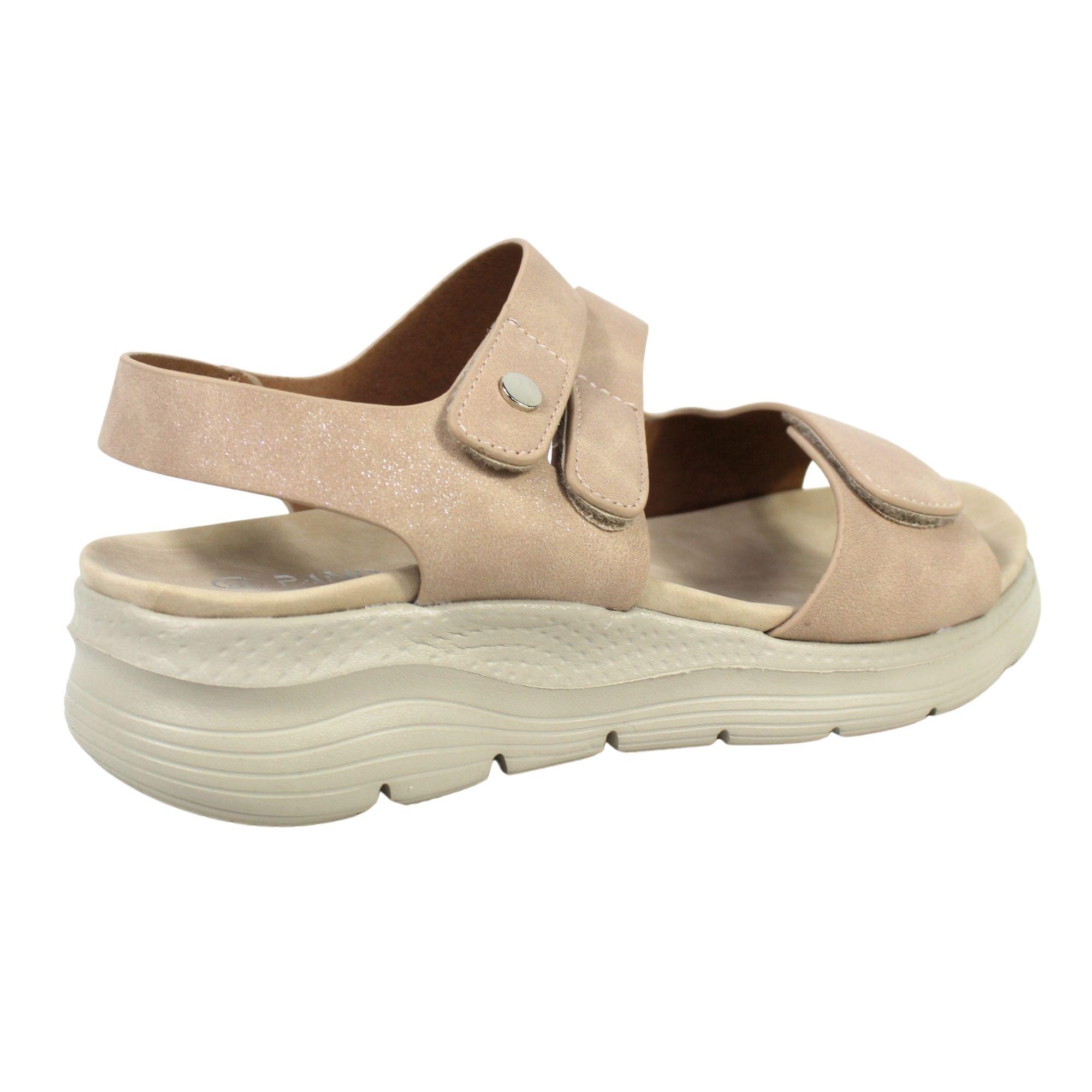 Sandalias de Mujer con Plataforma Ligera PG5243 Rosado-3
