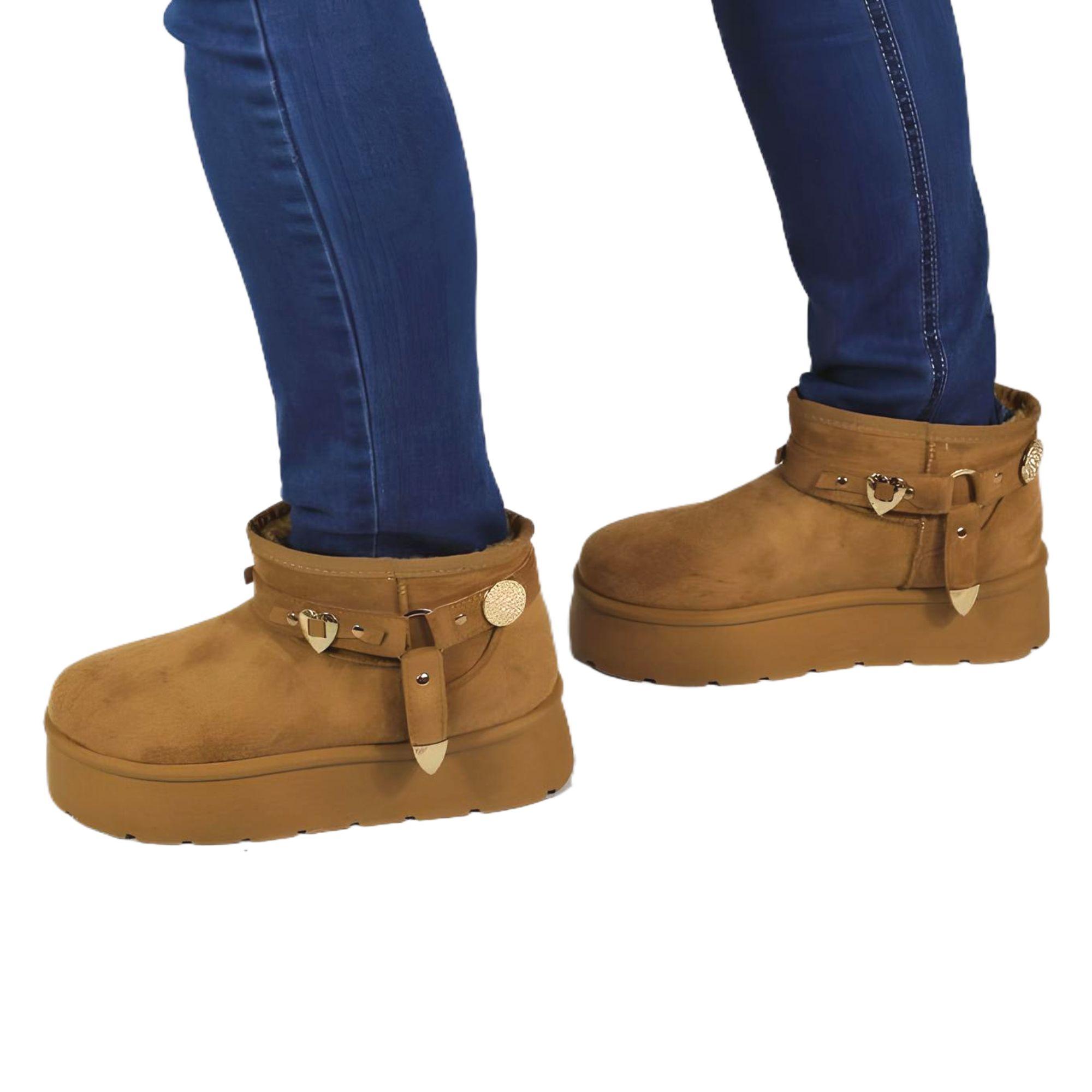 Botin Casual de Mujer 18 Yassne Café-2