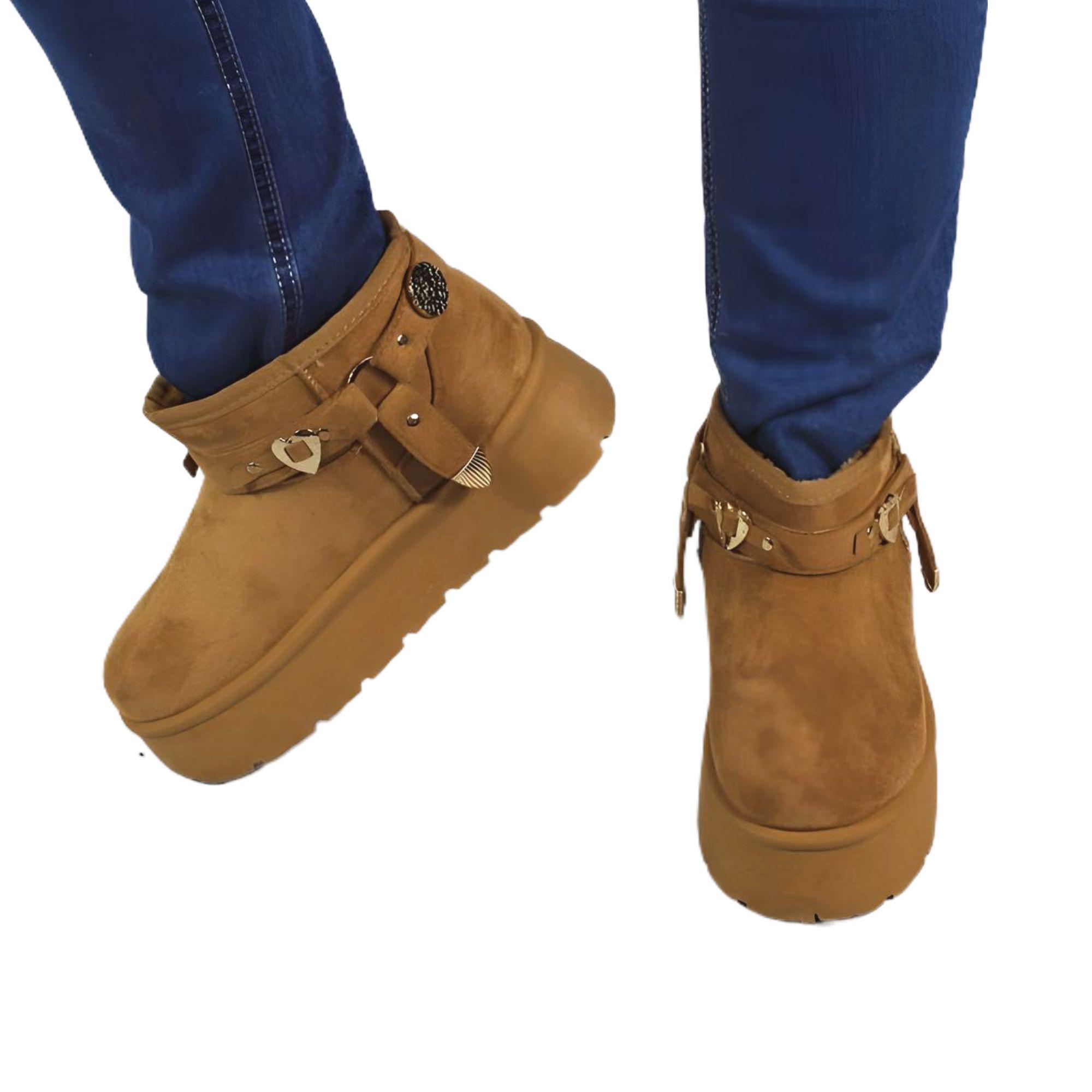 Botin Casual de Mujer 18 Yassne Café-3