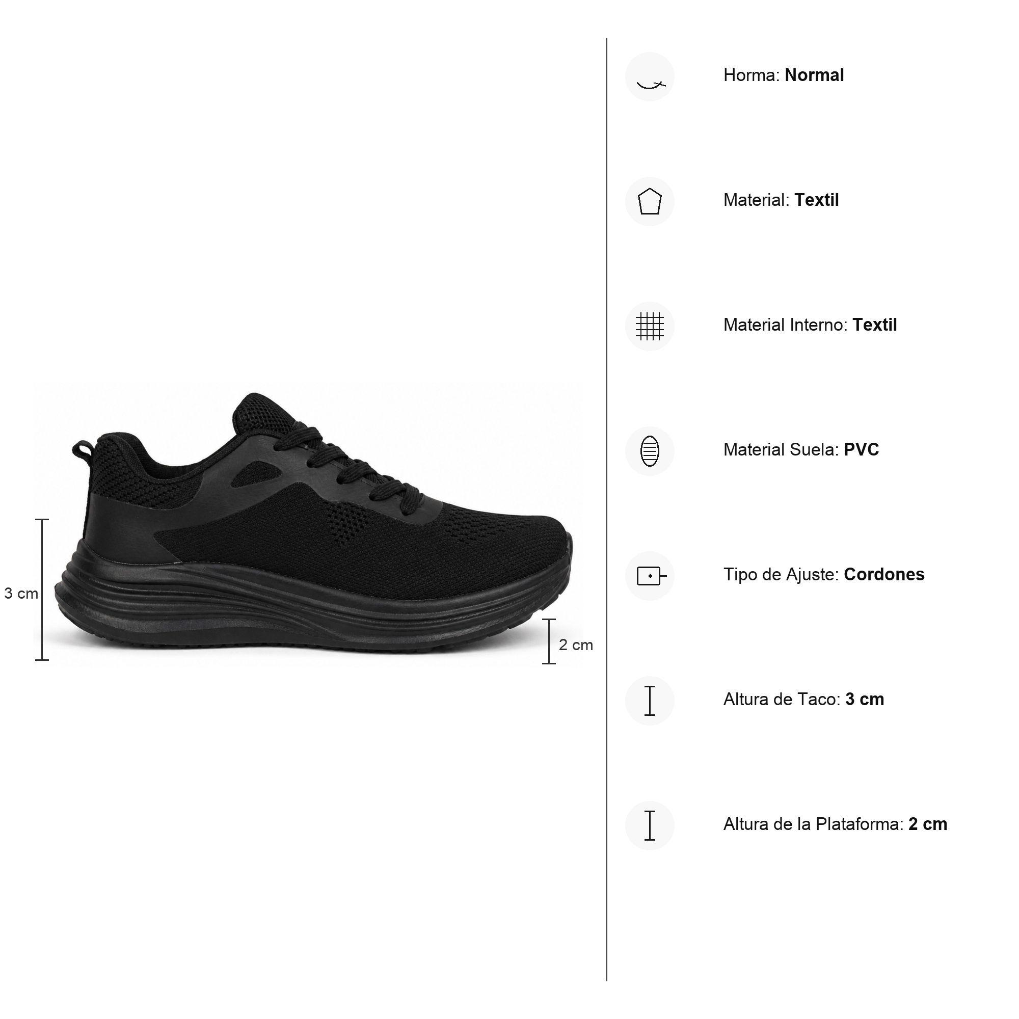 Zapatilla Mujer Casual Deportiva Comfy Textil 711-7
