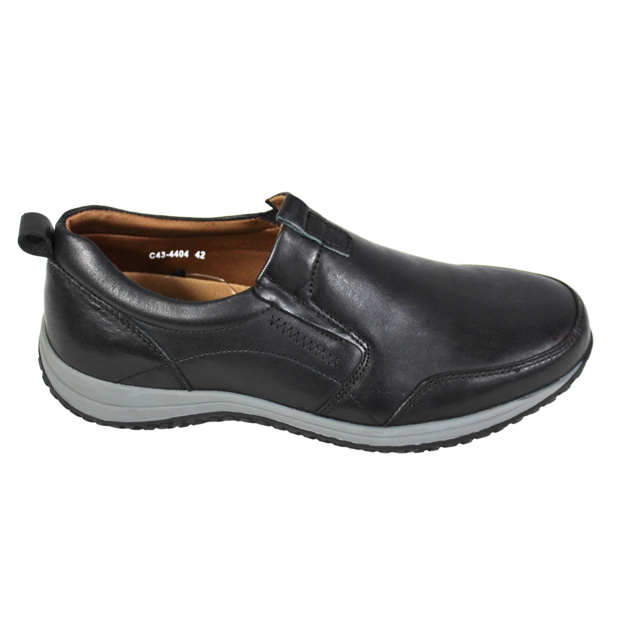 Zapato Casual Hombre Cuero C43-4404 Negro-2