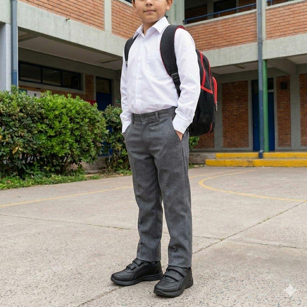 Zapatilla Escolar TH-003 Black Negro-5