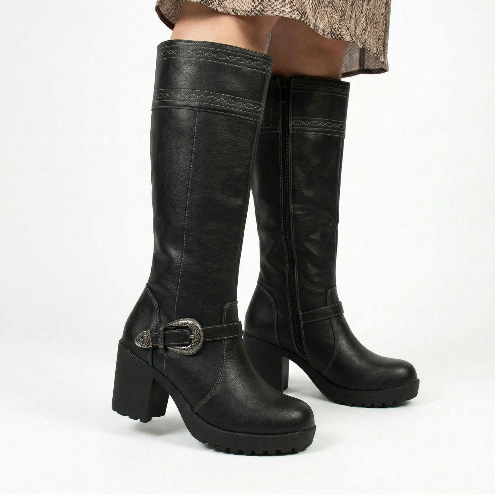 Bota Mujer Caña Alta Casual  2516-2
