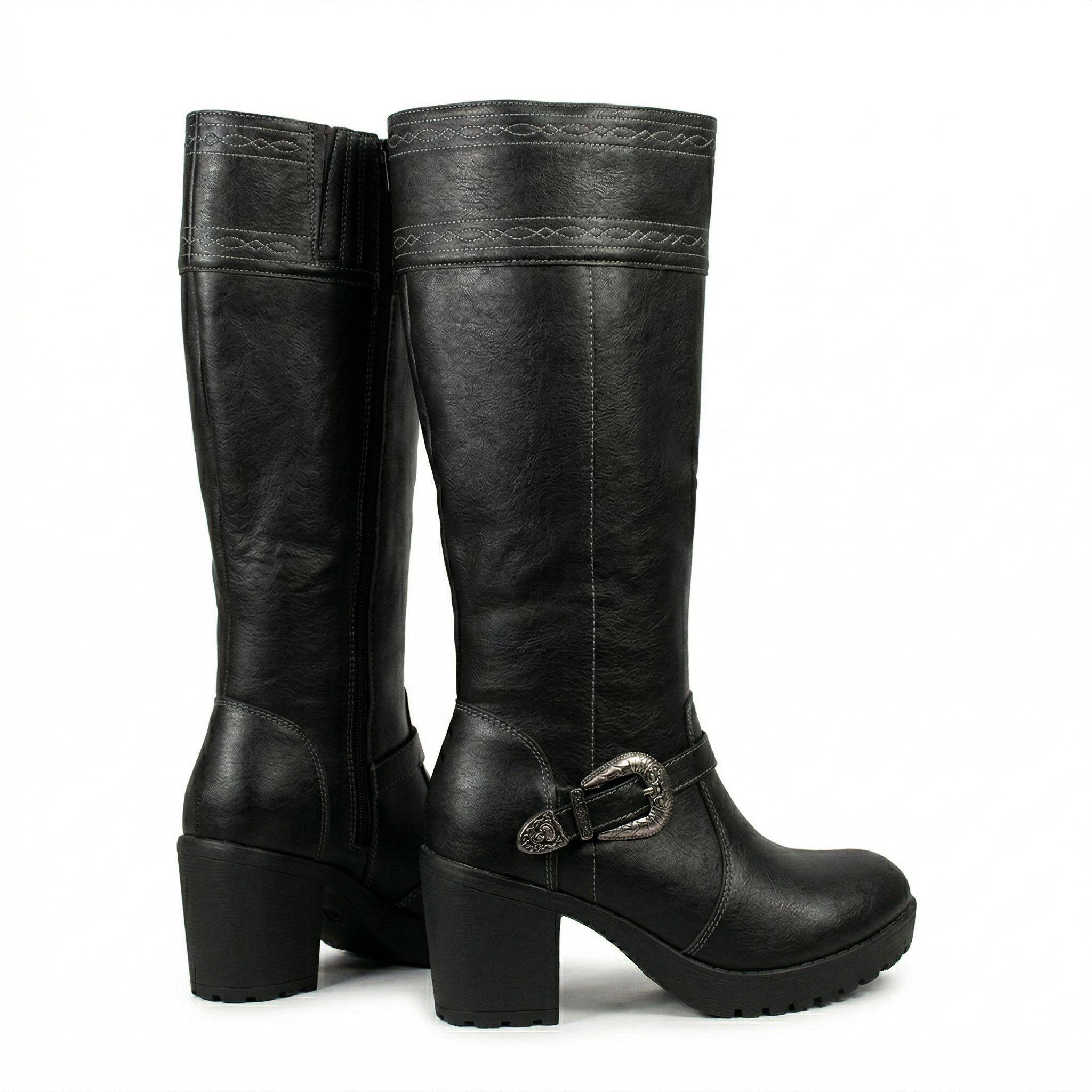 Bota Mujer Caña Alta Casual  2516-5