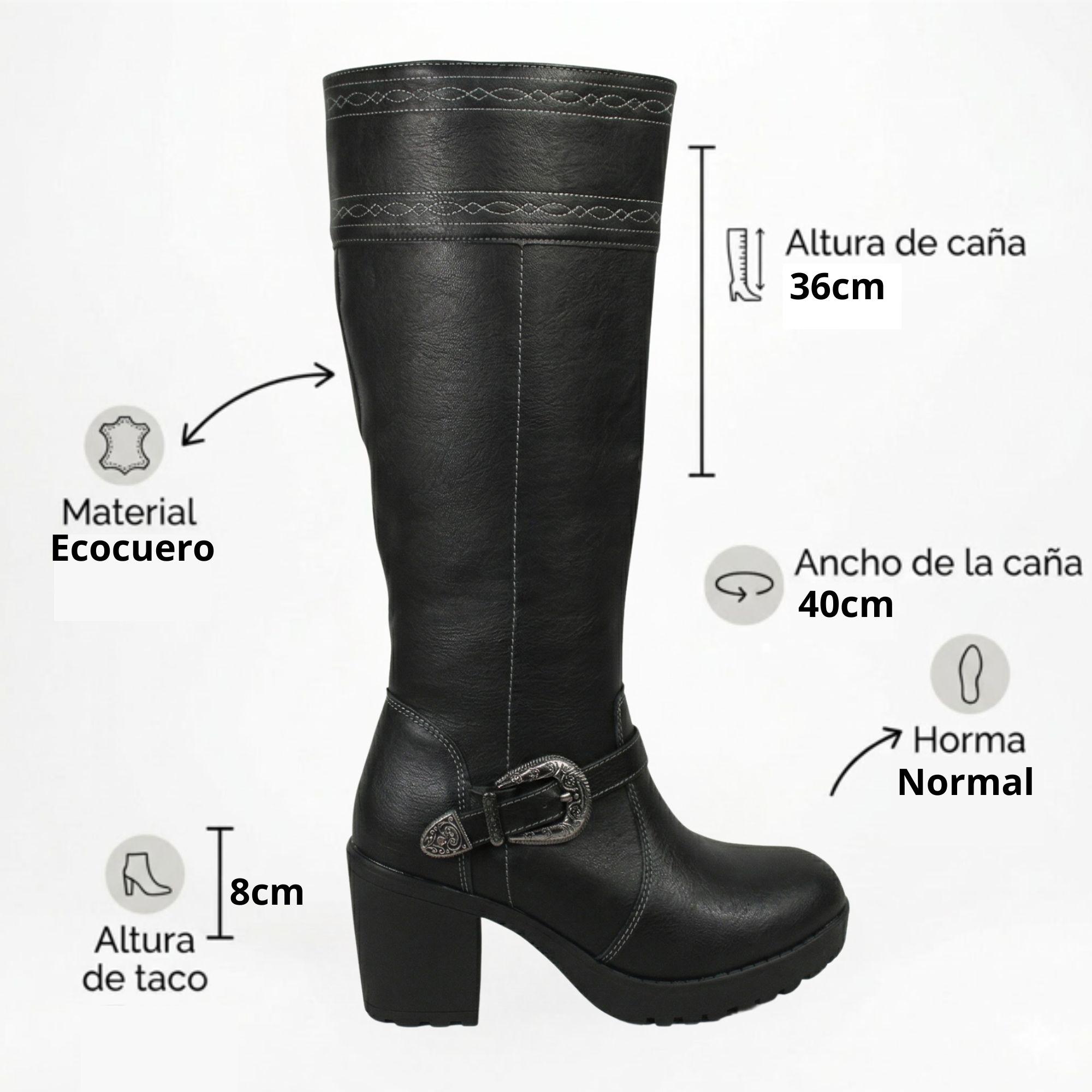 Bota Mujer Caña Alta Casual  2516-7