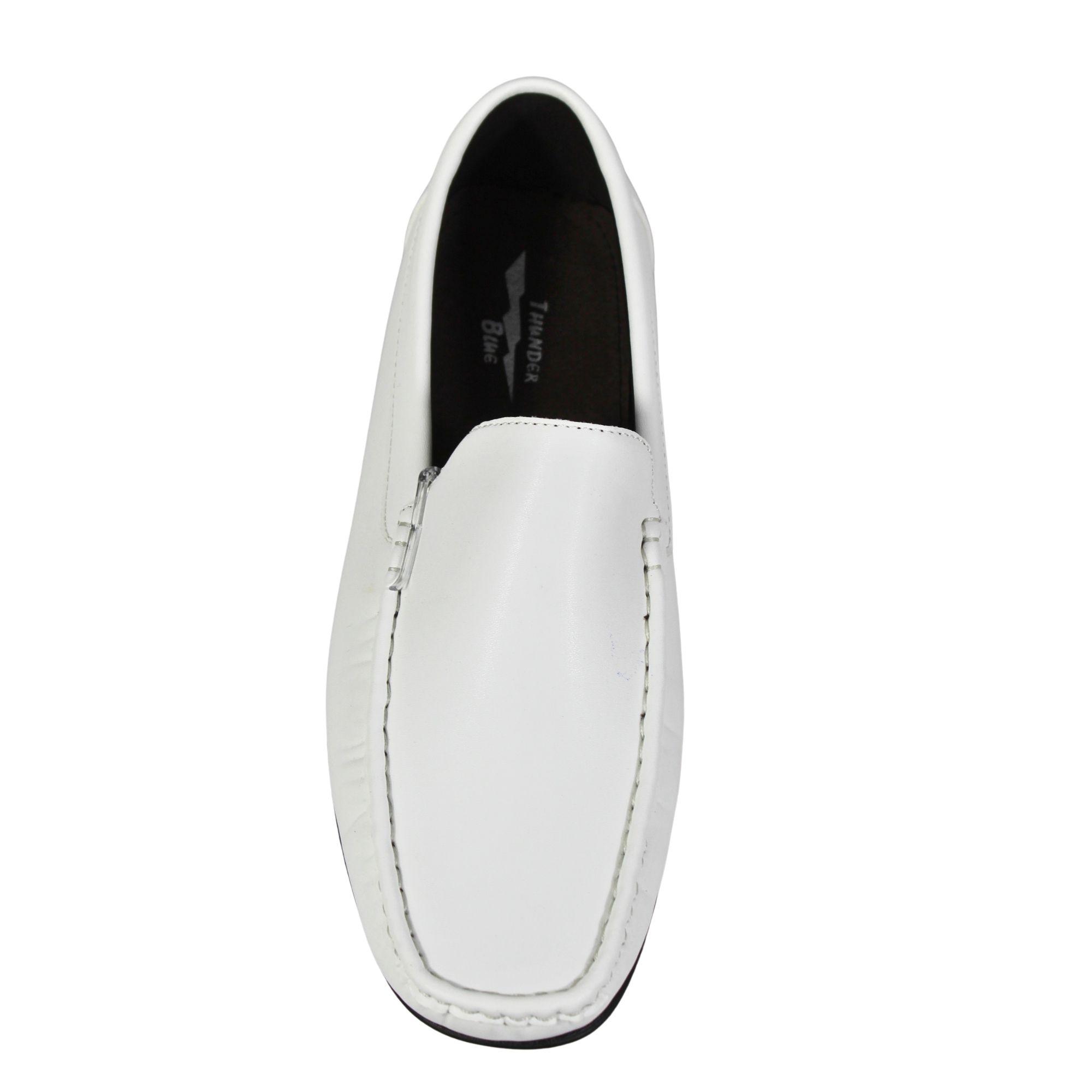 Mocasin Formal Hombre 2401-9 Blanco-2