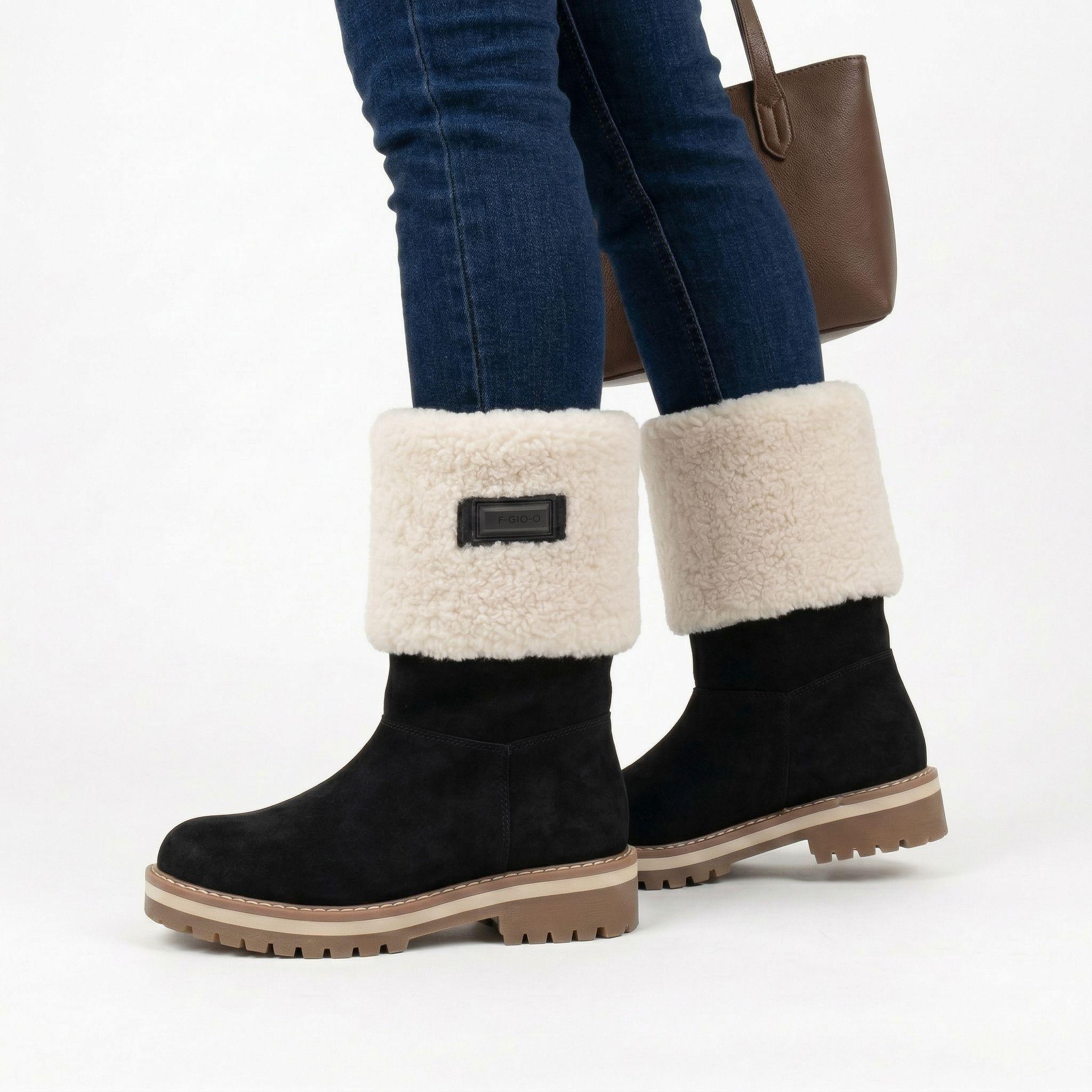 Bota Mujer Larga de Gamuza Chiporro  PG24319-3