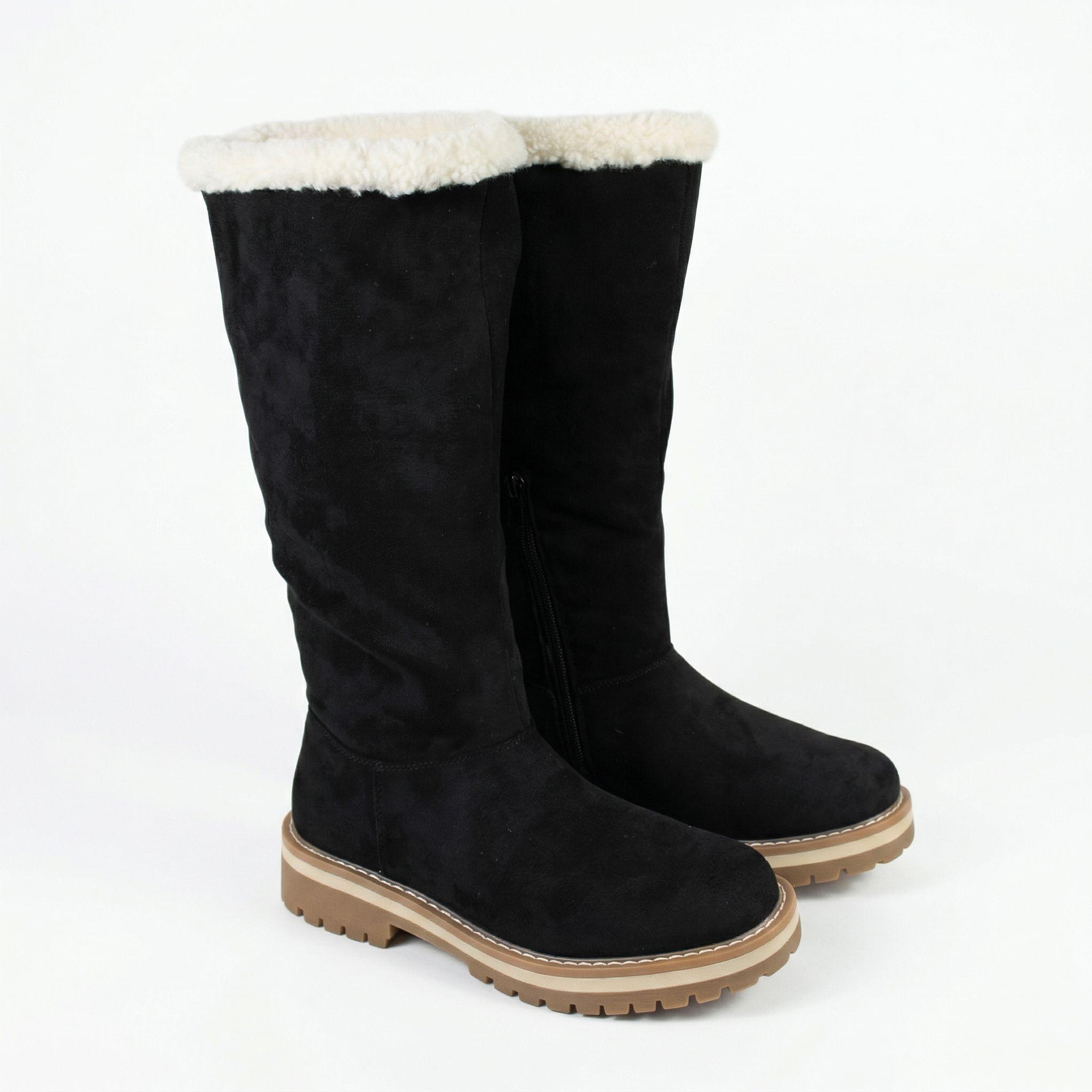 Bota Mujer Larga de Gamuza Chiporro  PG24319-4