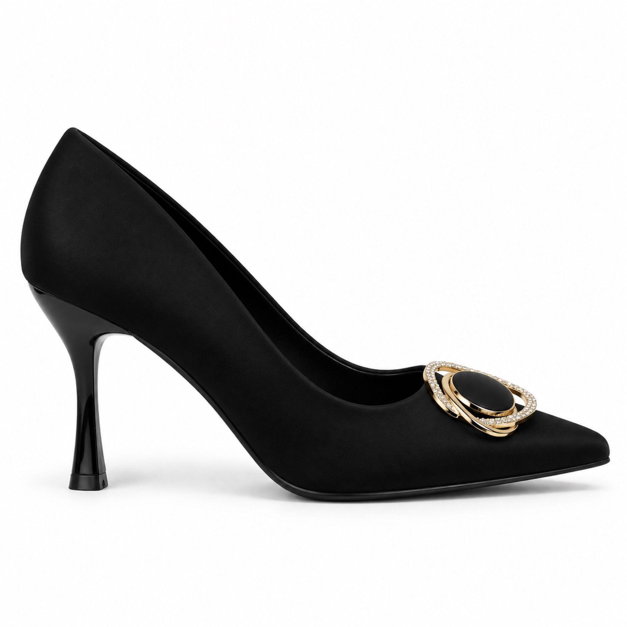 Zapato Elegante Mujer Tacón Aguja Puntiagudo Princesa-0