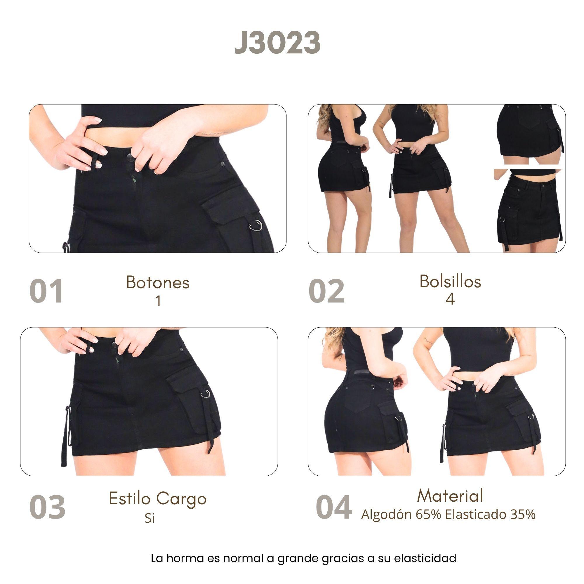 Falda Cargo Mujer J3023-4