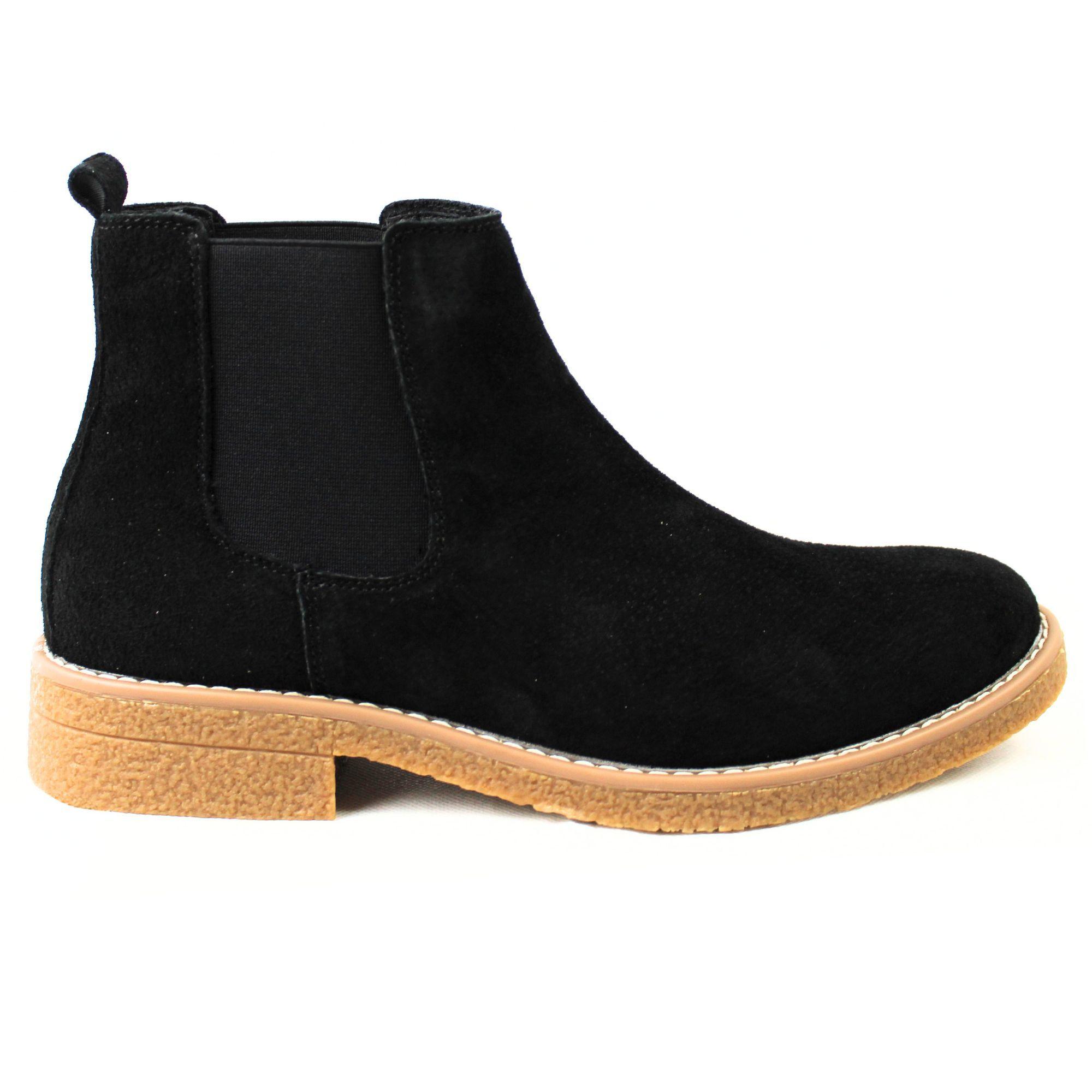 Botines Chelsea de Hombre L11 Negro-0