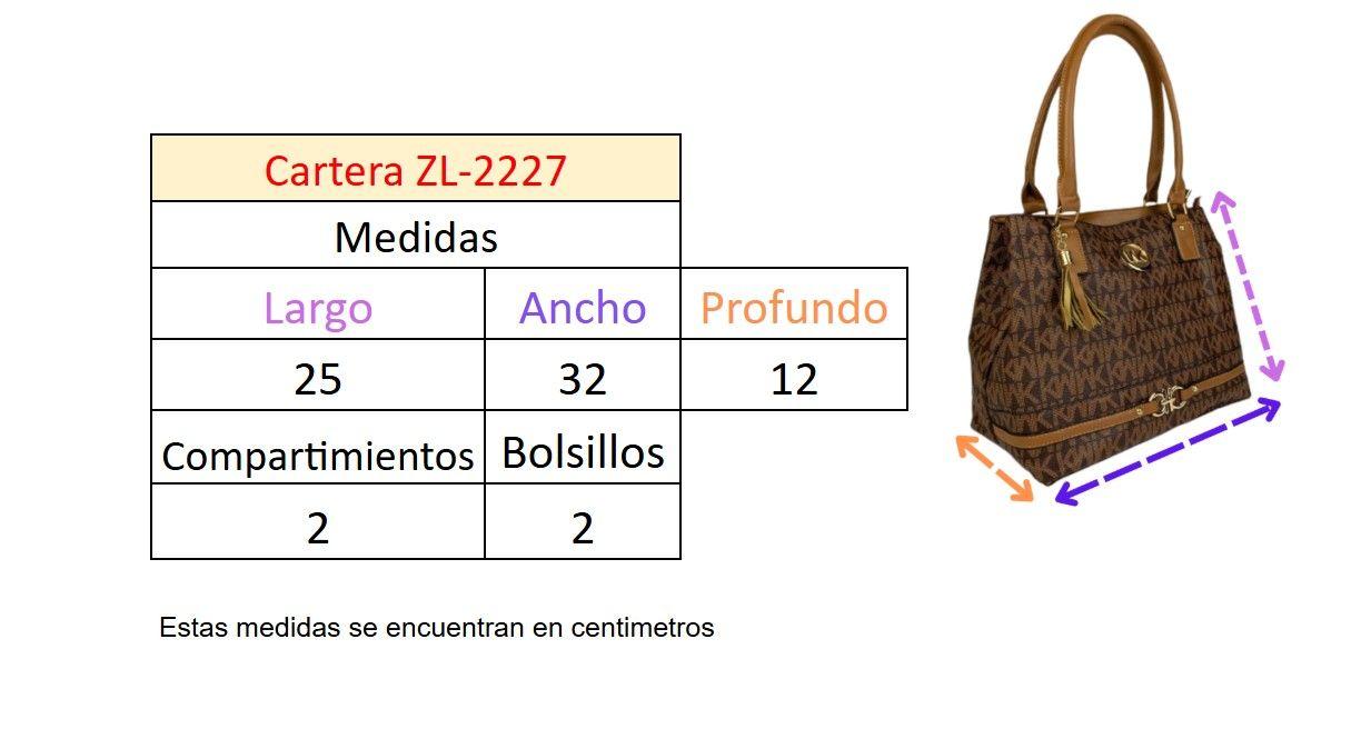 Cartera Mujer WK Marron Yassne-3