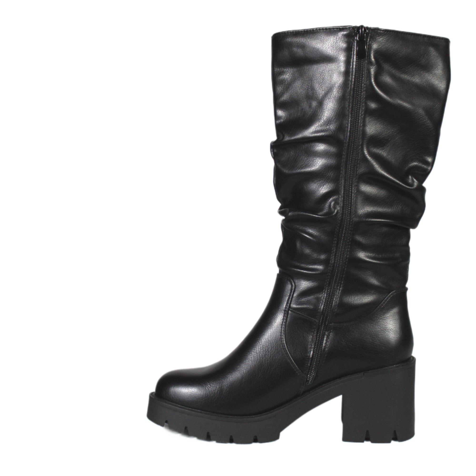 Bota Negra Casual 12 Yassne Negro-3
