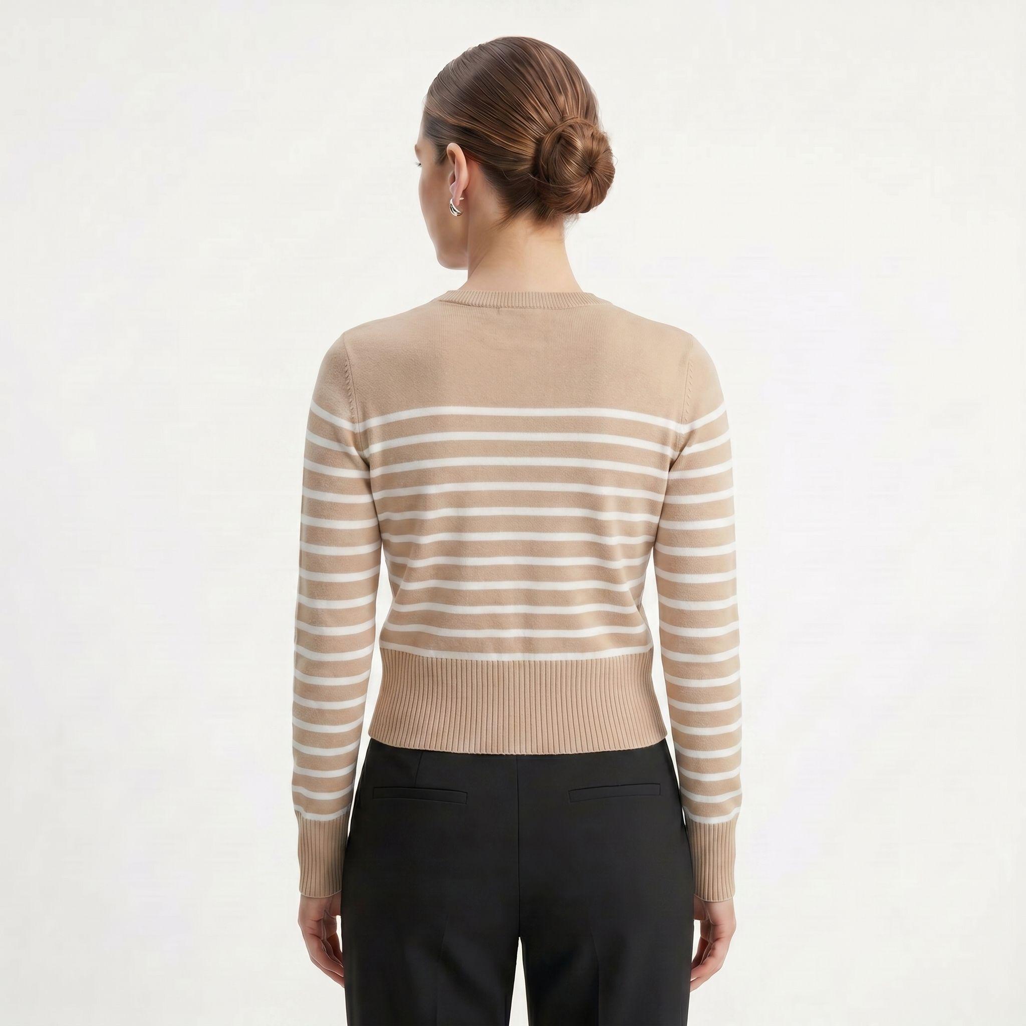 Sweater Rayas Mujer Básico Hilo-2