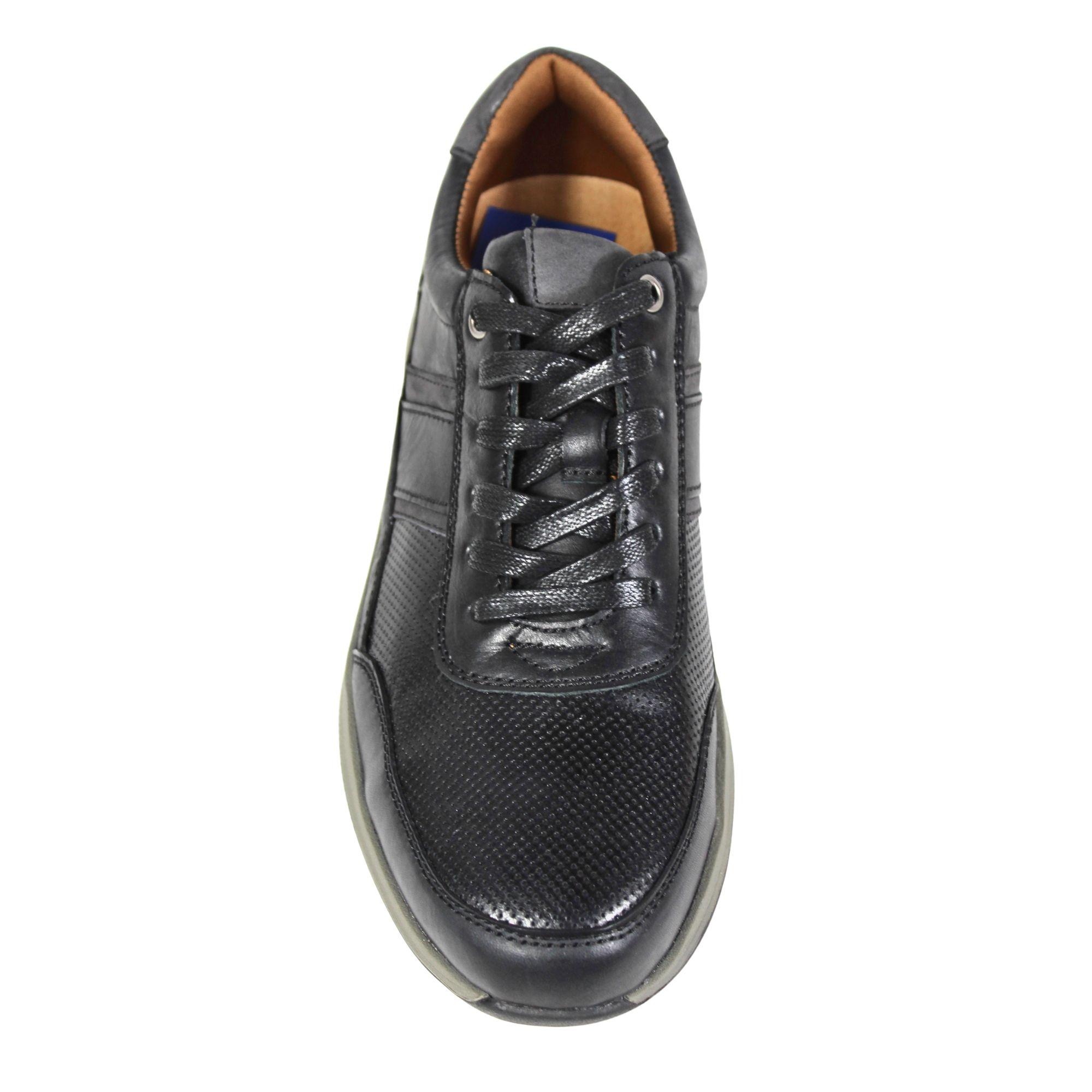 Zapato Casual Hombre Cuero C43-4401 Negro-3