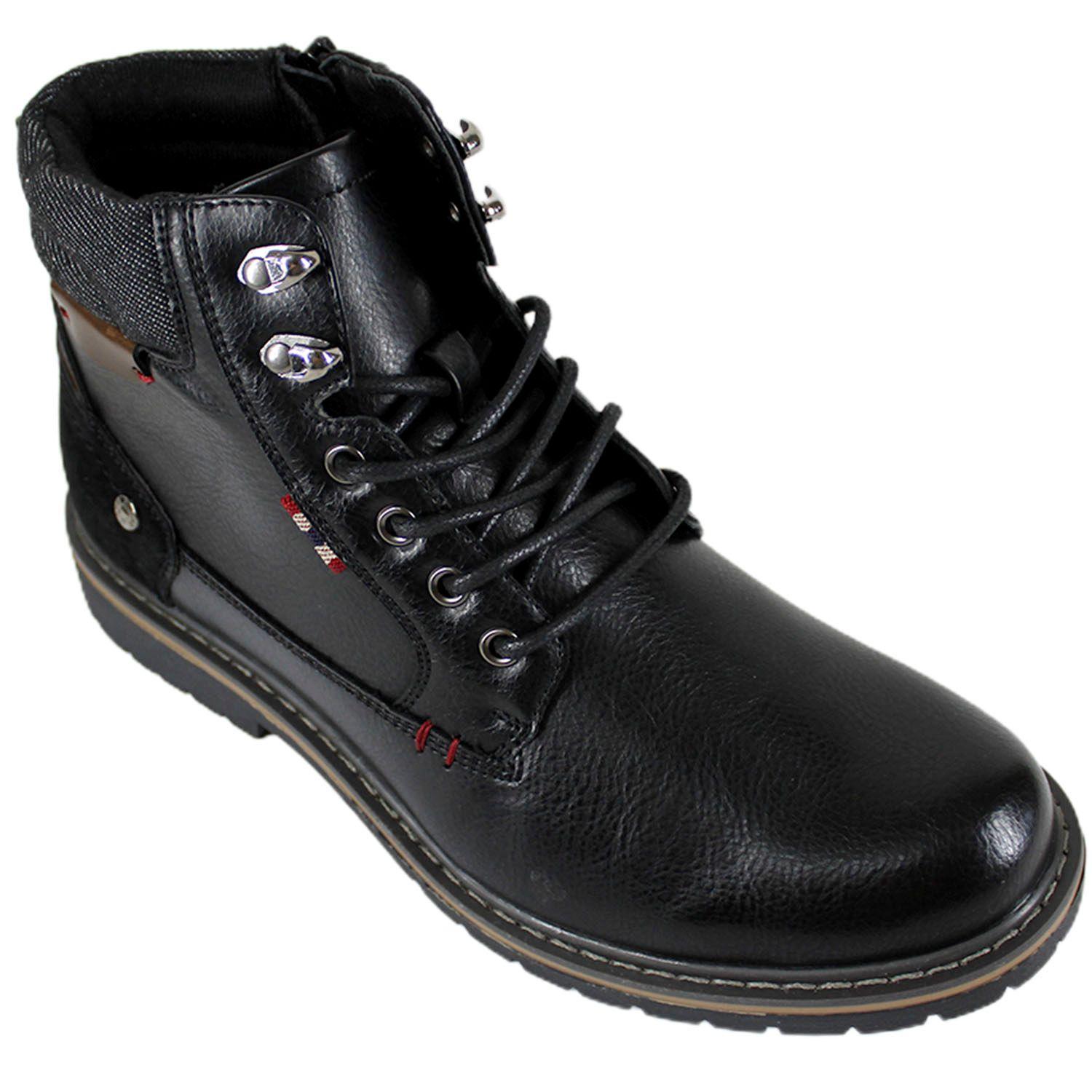 Botin Casual de Hombre con Cierre y Cordon MB57-1