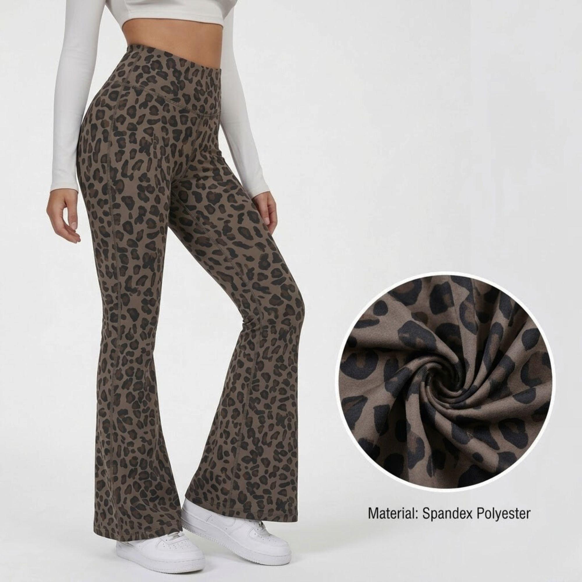 Calza Flare Negra Pata Elefante Mujer-6