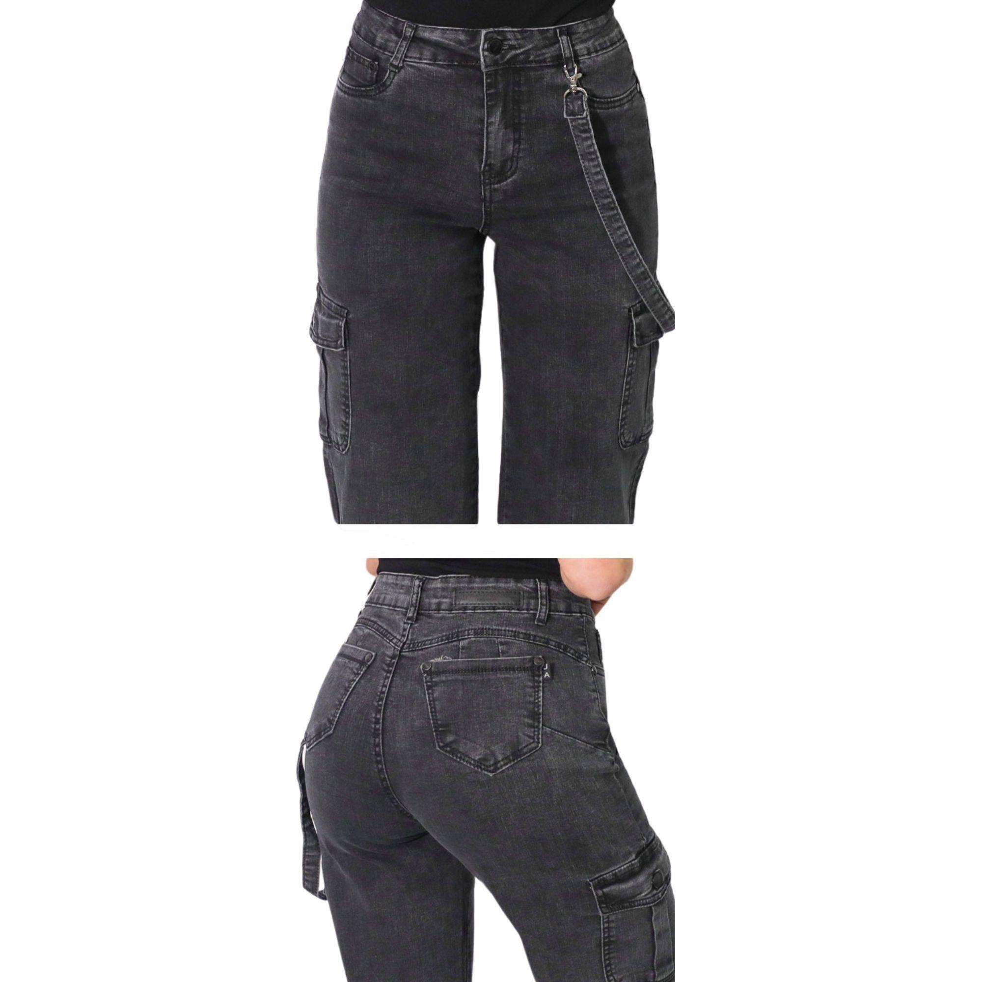 Jeans Mujer Cargo J9052-3
