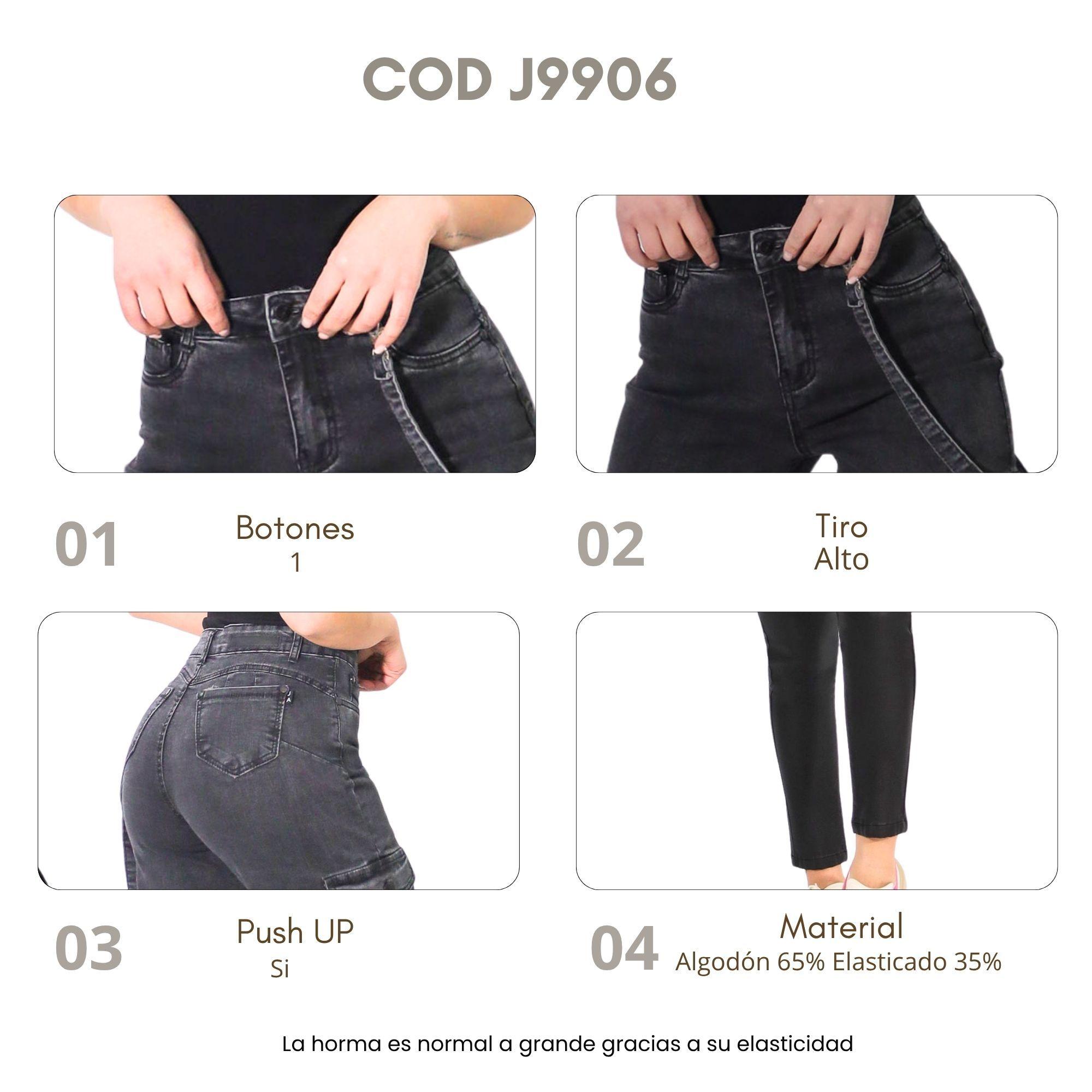 Jeans Mujer Cargo J9052-4