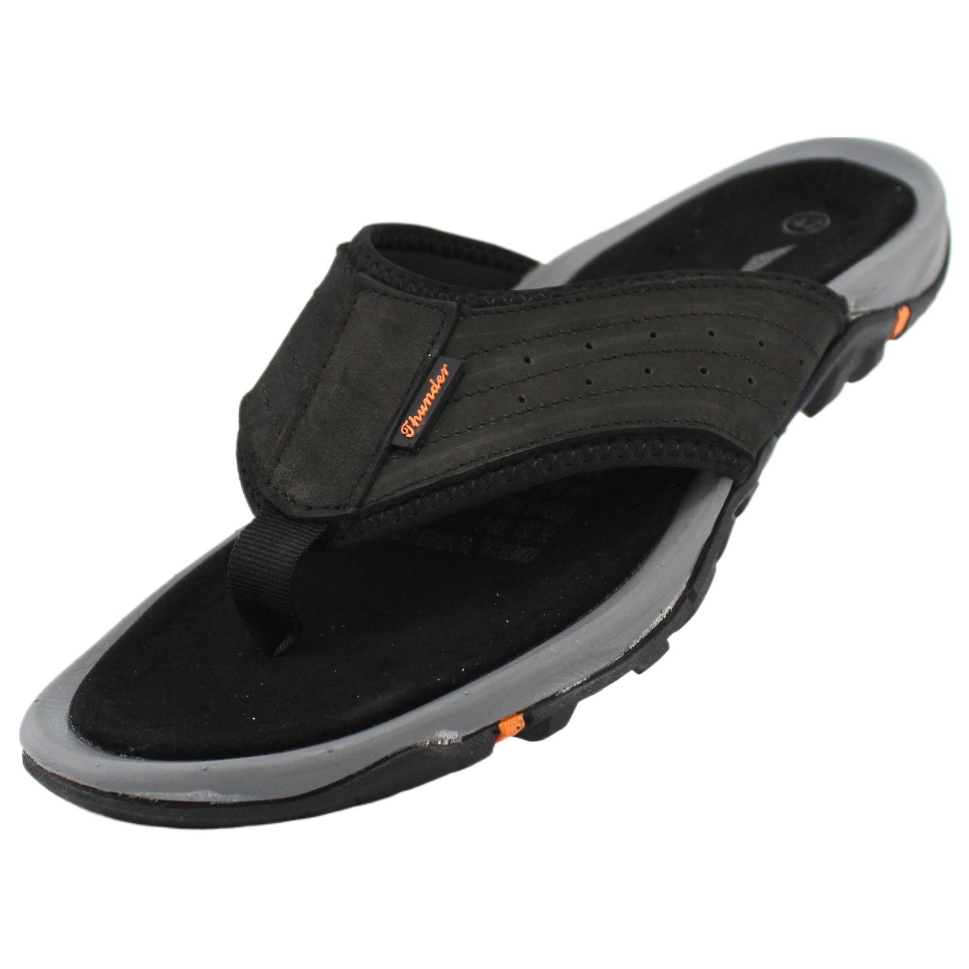 Sandalia Cuero flip-flop Hombre 123-1