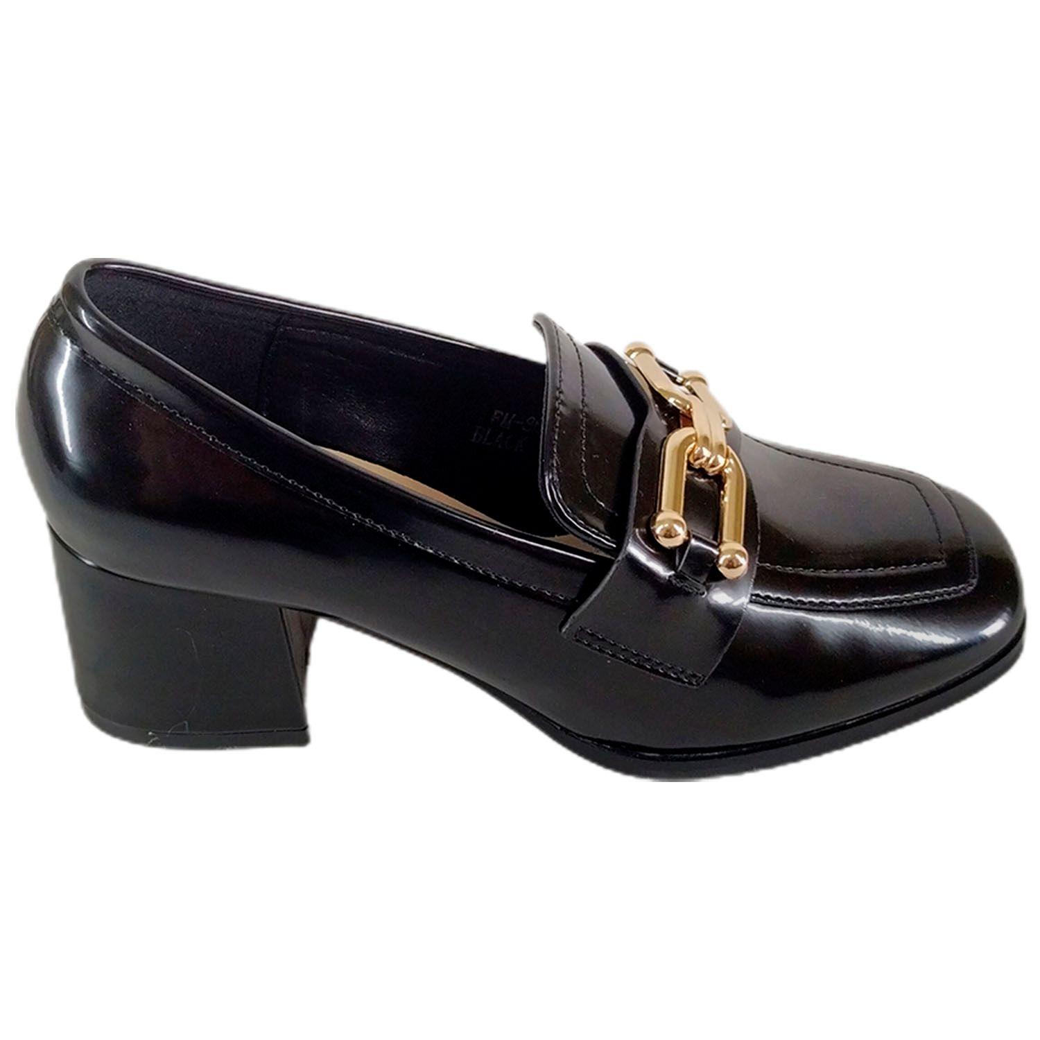 Mocasin de Mujer Taco medio-2