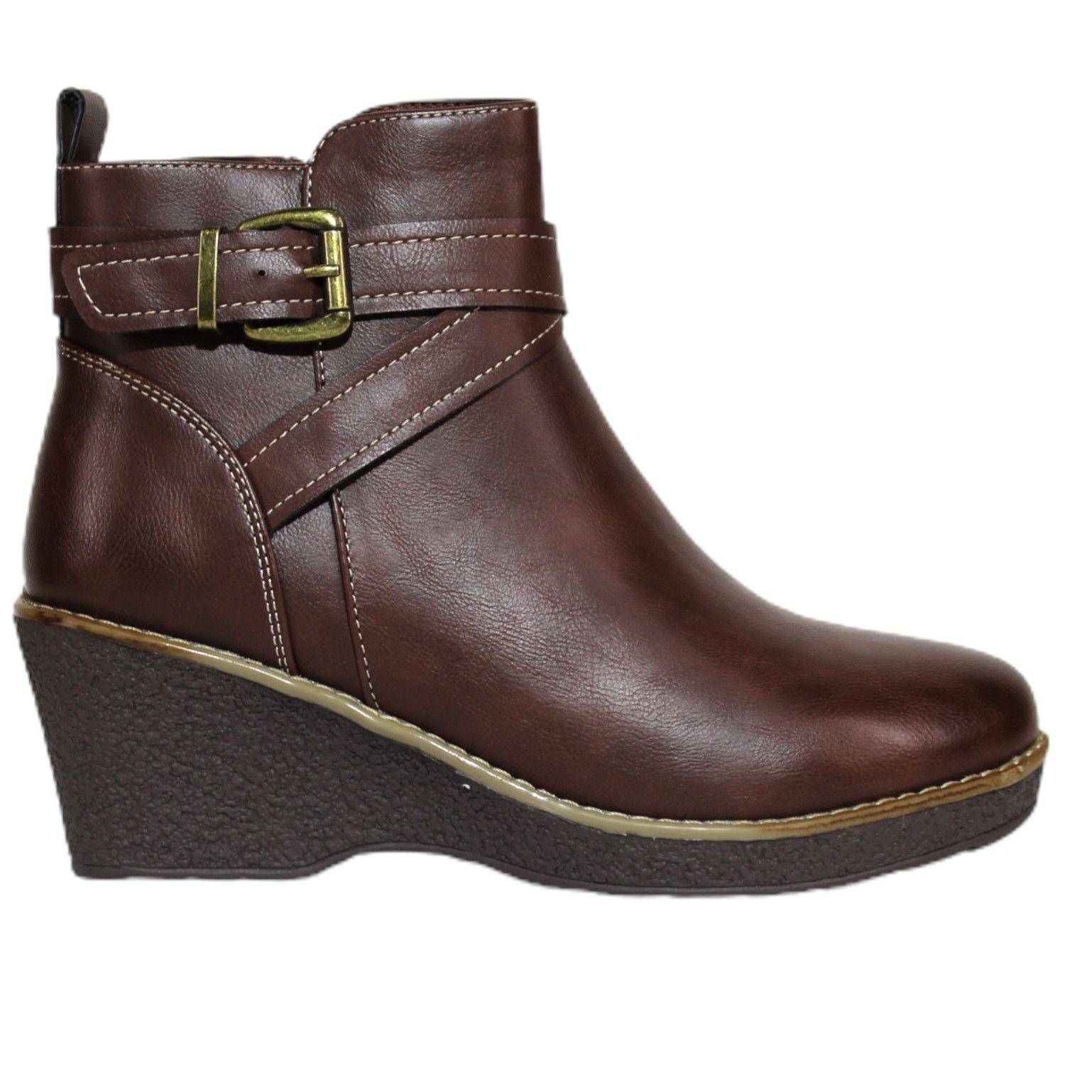 Botines de ecocuero con tacón 372 Yassne-0