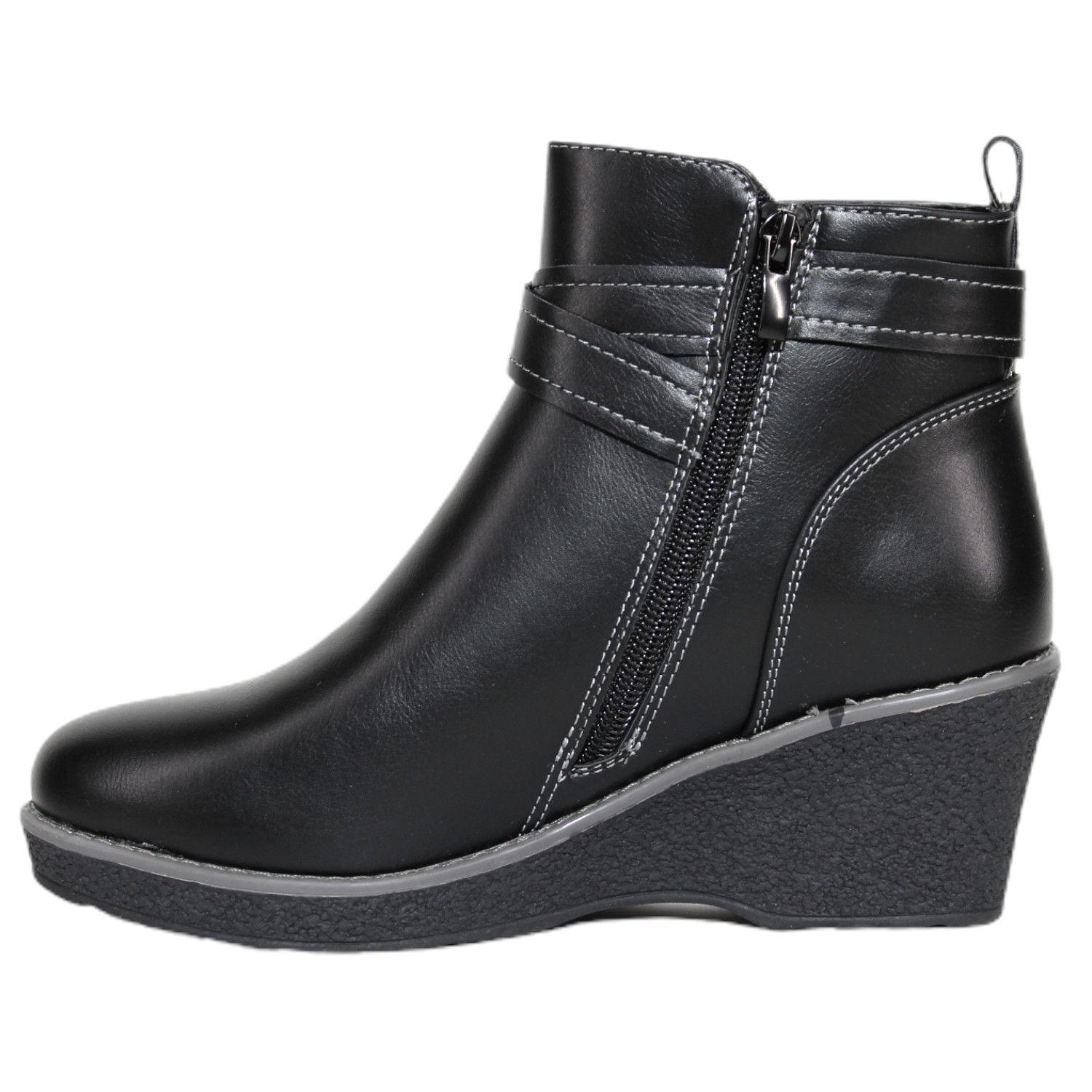 Botines de ecocuero con tacón 372 Yassne-3