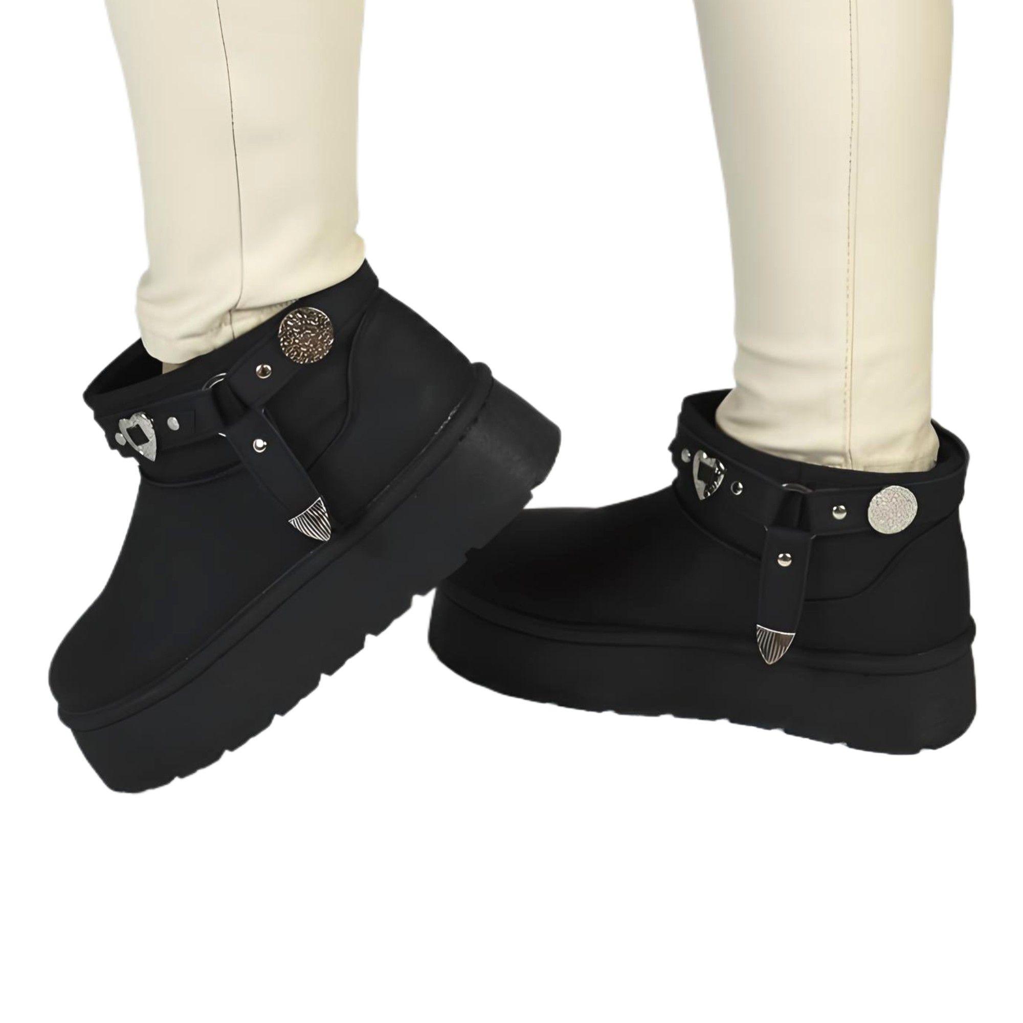 Botin de Mujer 17 Yassne Negro-3