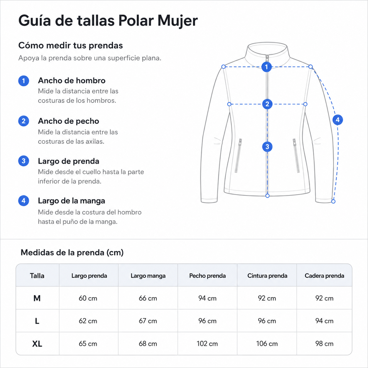Polerón de Polar Mujer Térmico Manga Larga-6