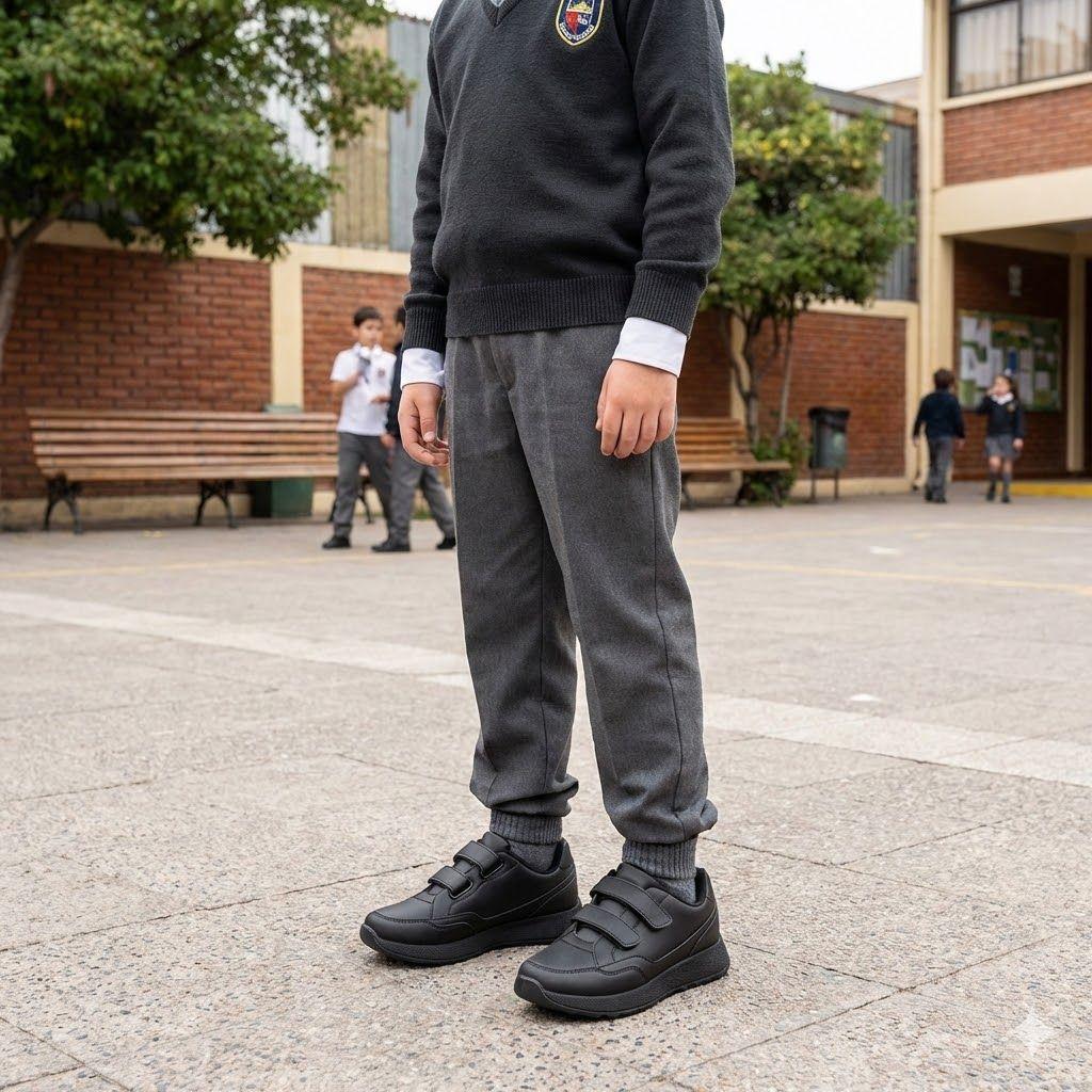 Zapatilla Escolar TH-901Black Negro-2