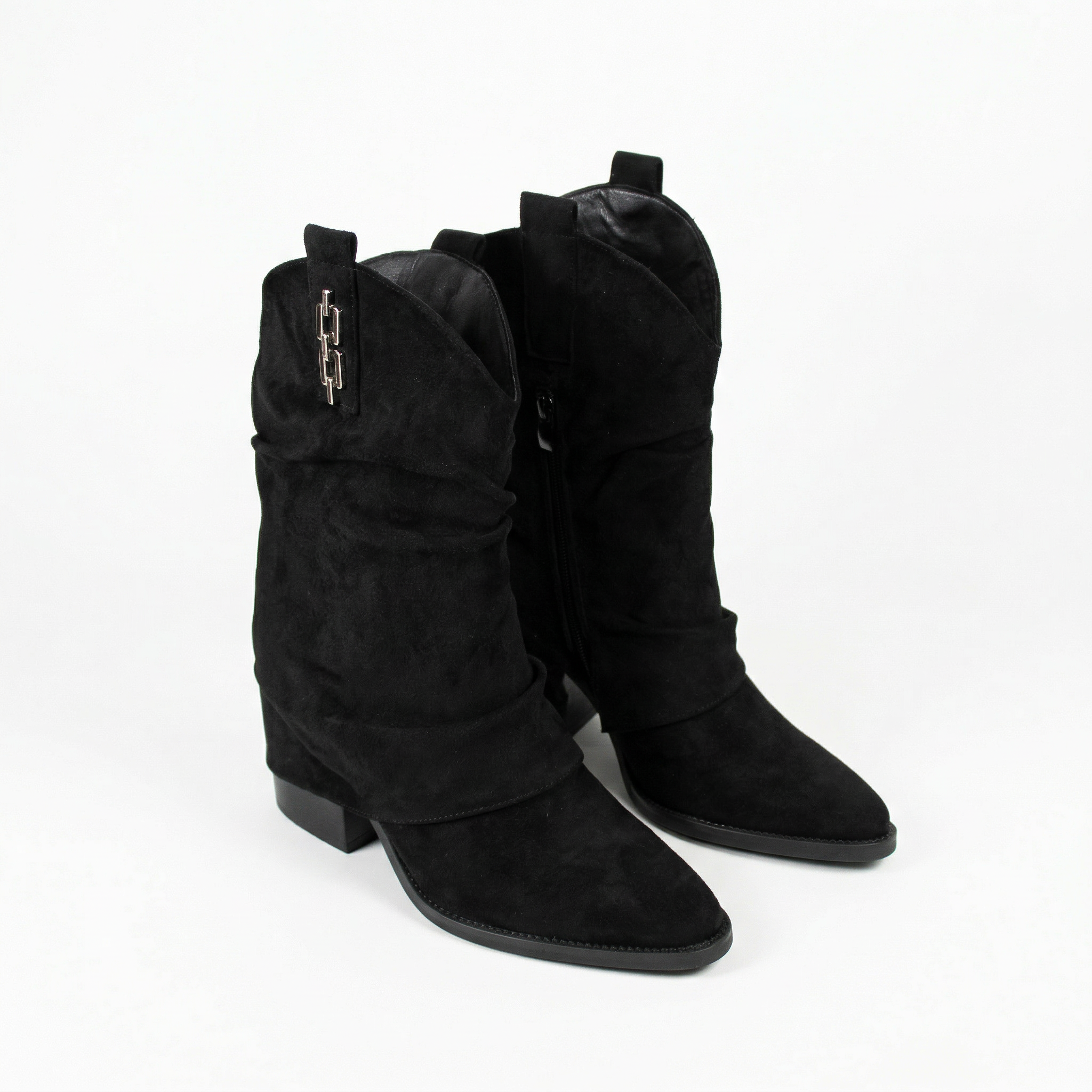 Bota Mujer Taco Cuadrado PG24291-2