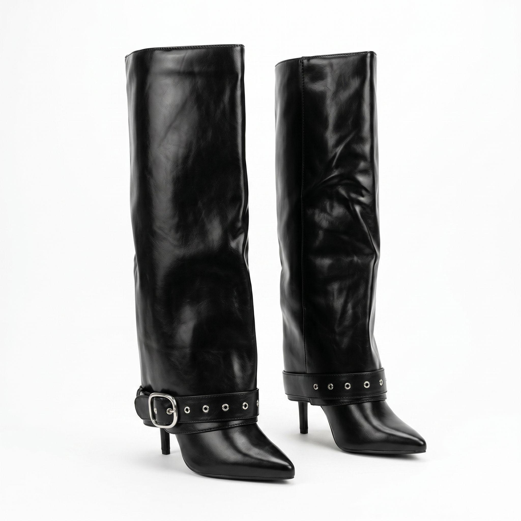 Bota Taco Aguja Puntiaguda Heriel 2692 Mujer-2
