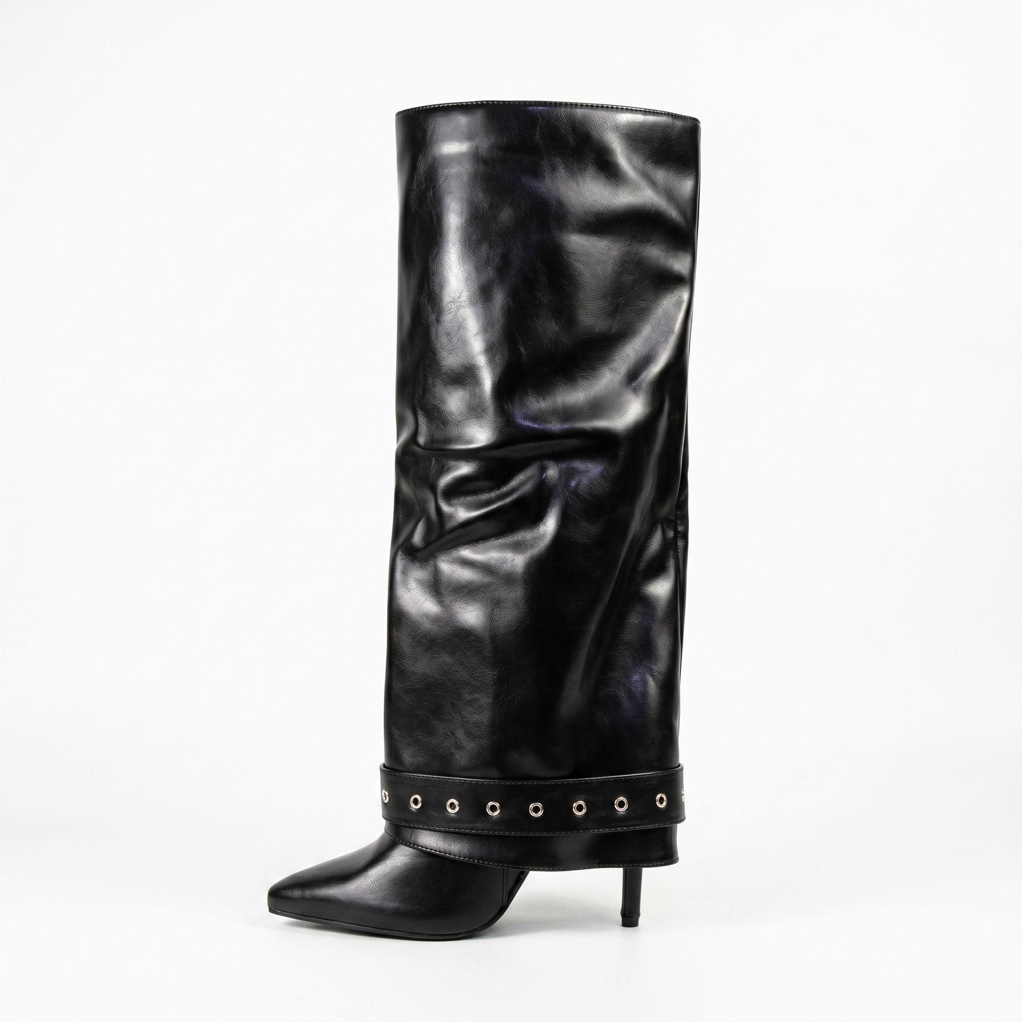 Bota Taco Aguja Puntiaguda Heriel 2692 Mujer-5