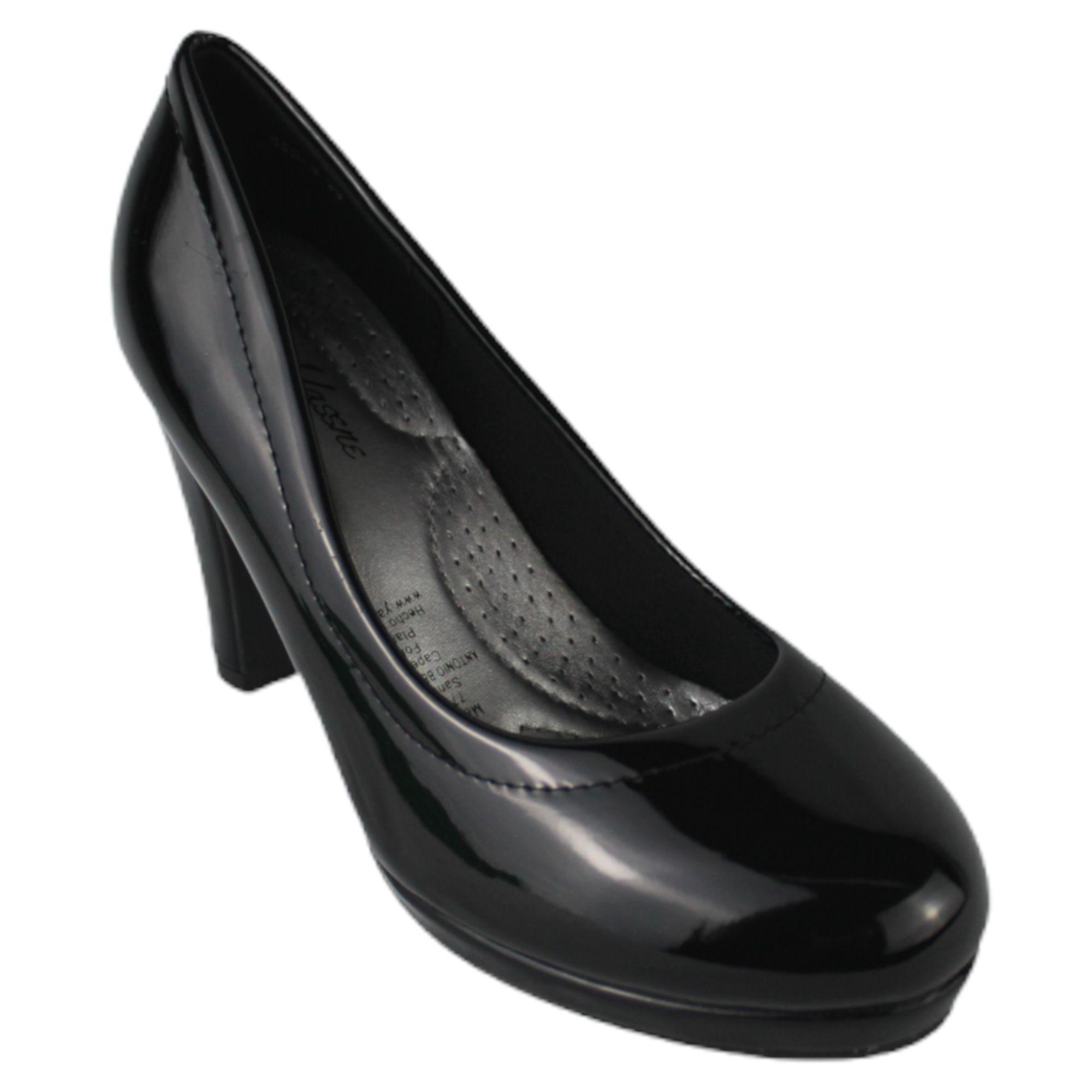 Zapato de fiesta mujer taco alto 45 Yassne Negro-1