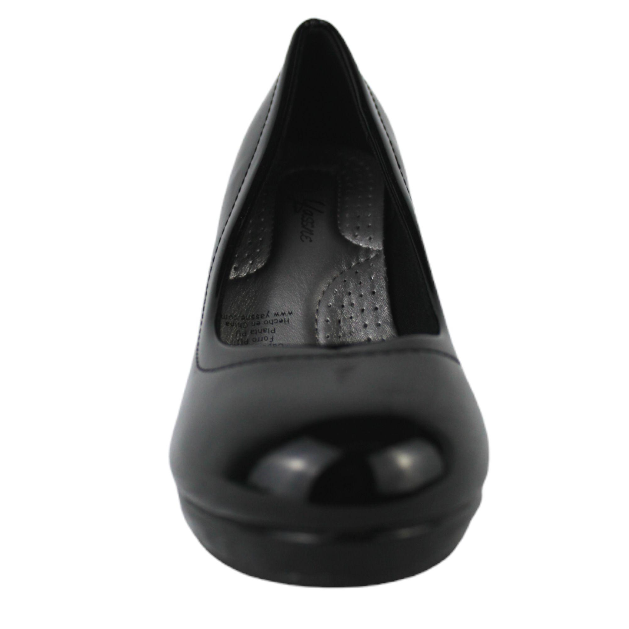 Zapato de fiesta mujer taco alto 45 Yassne Negro-3