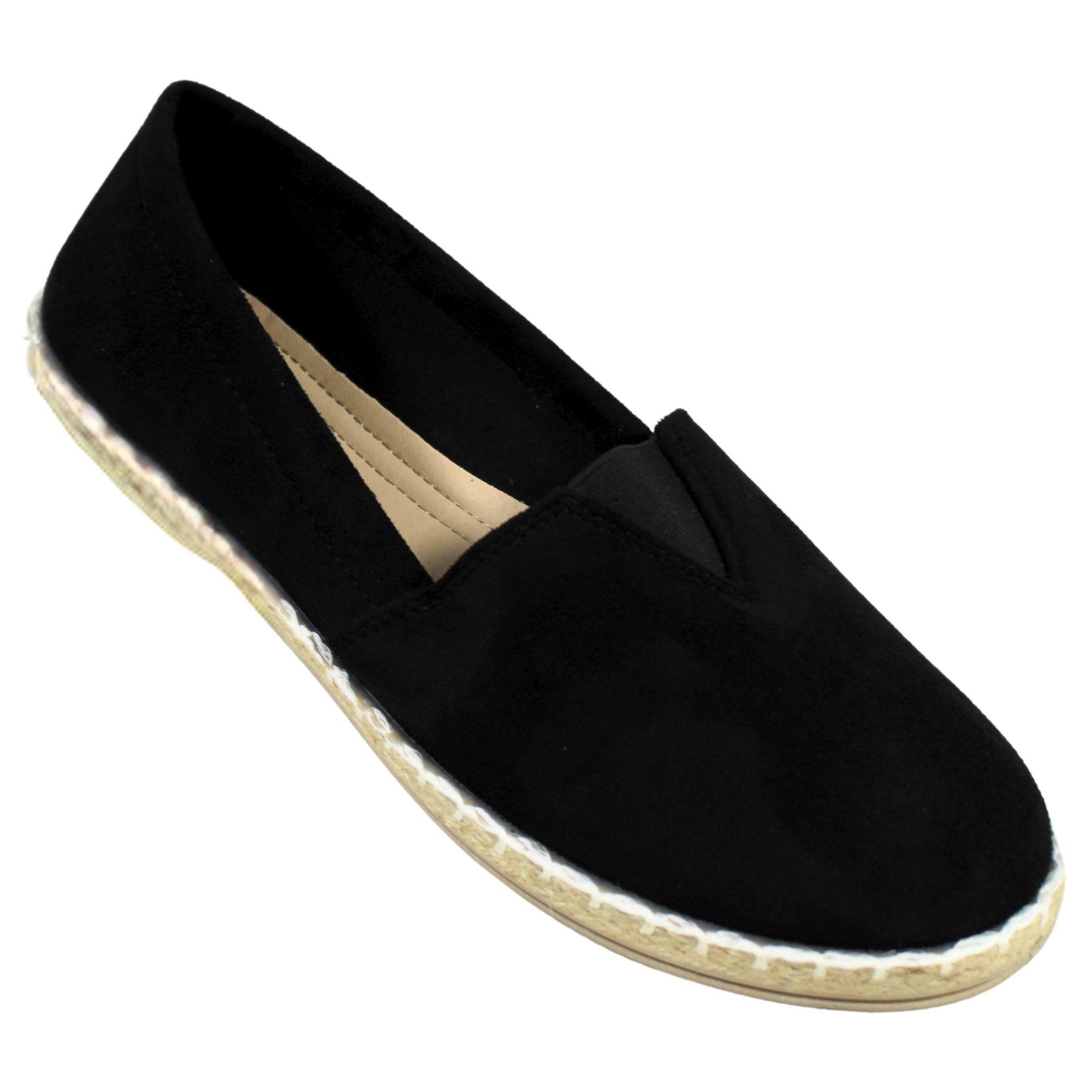 Alpargatas Mujer Cómodas para Verano Yassne QM2510 Negro-1