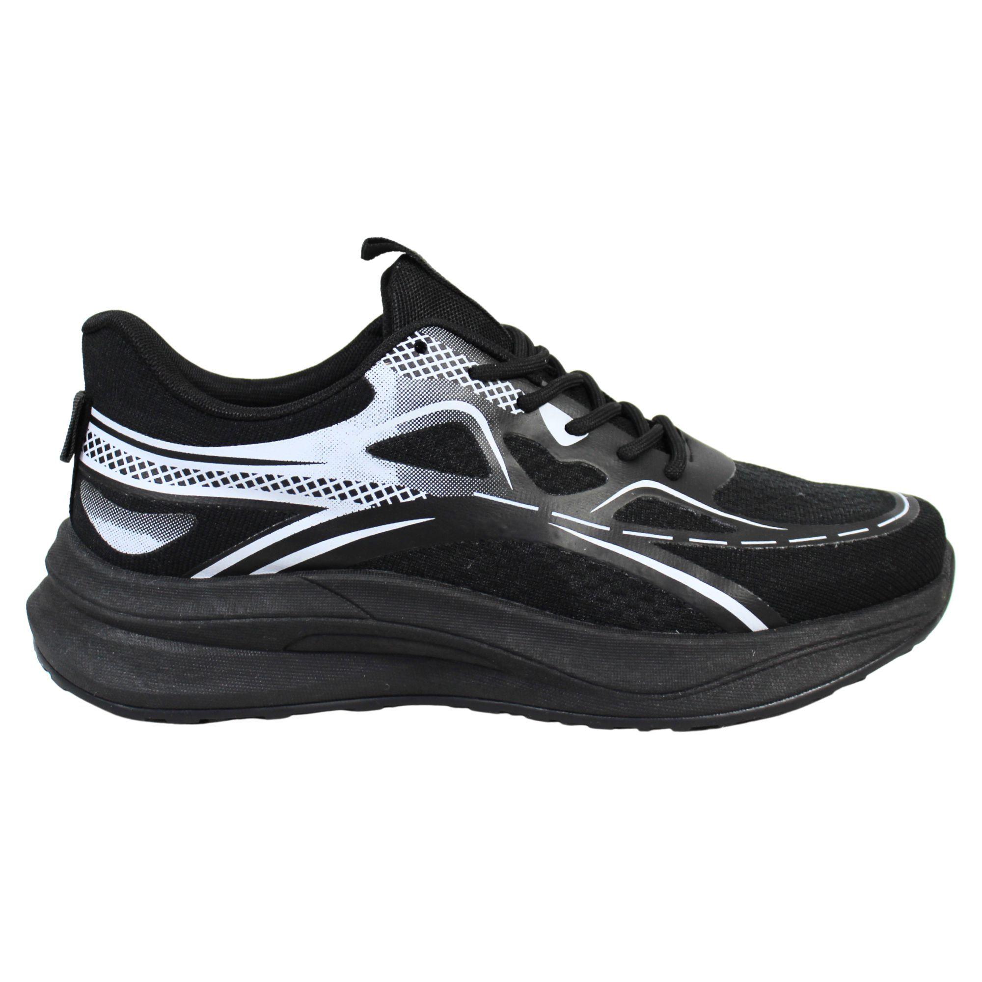 Zapatillas de Hombre con Suela Acolchada PG5221 Negro-0