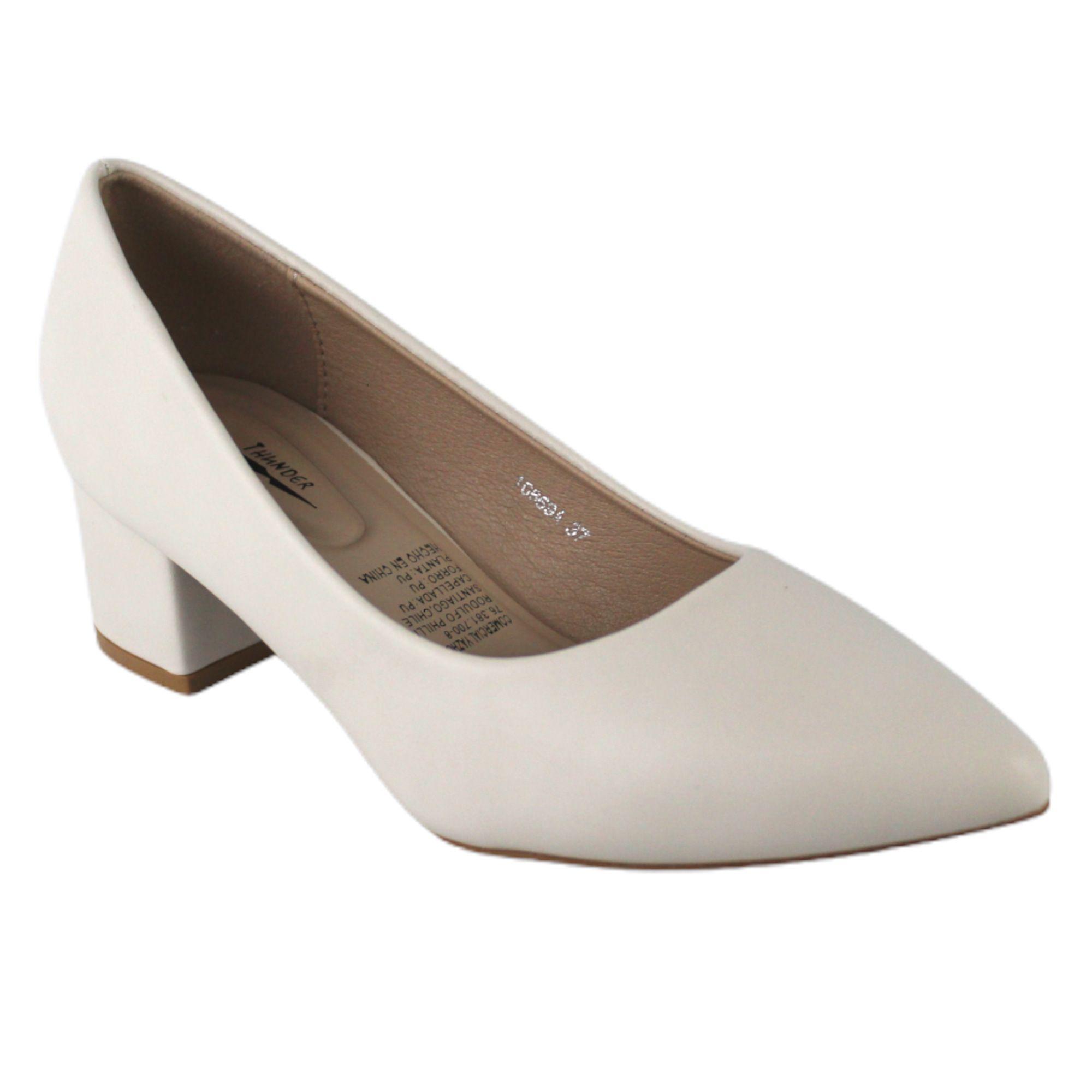 Zapato mujer taco bajo 10 Yassne Beige-1