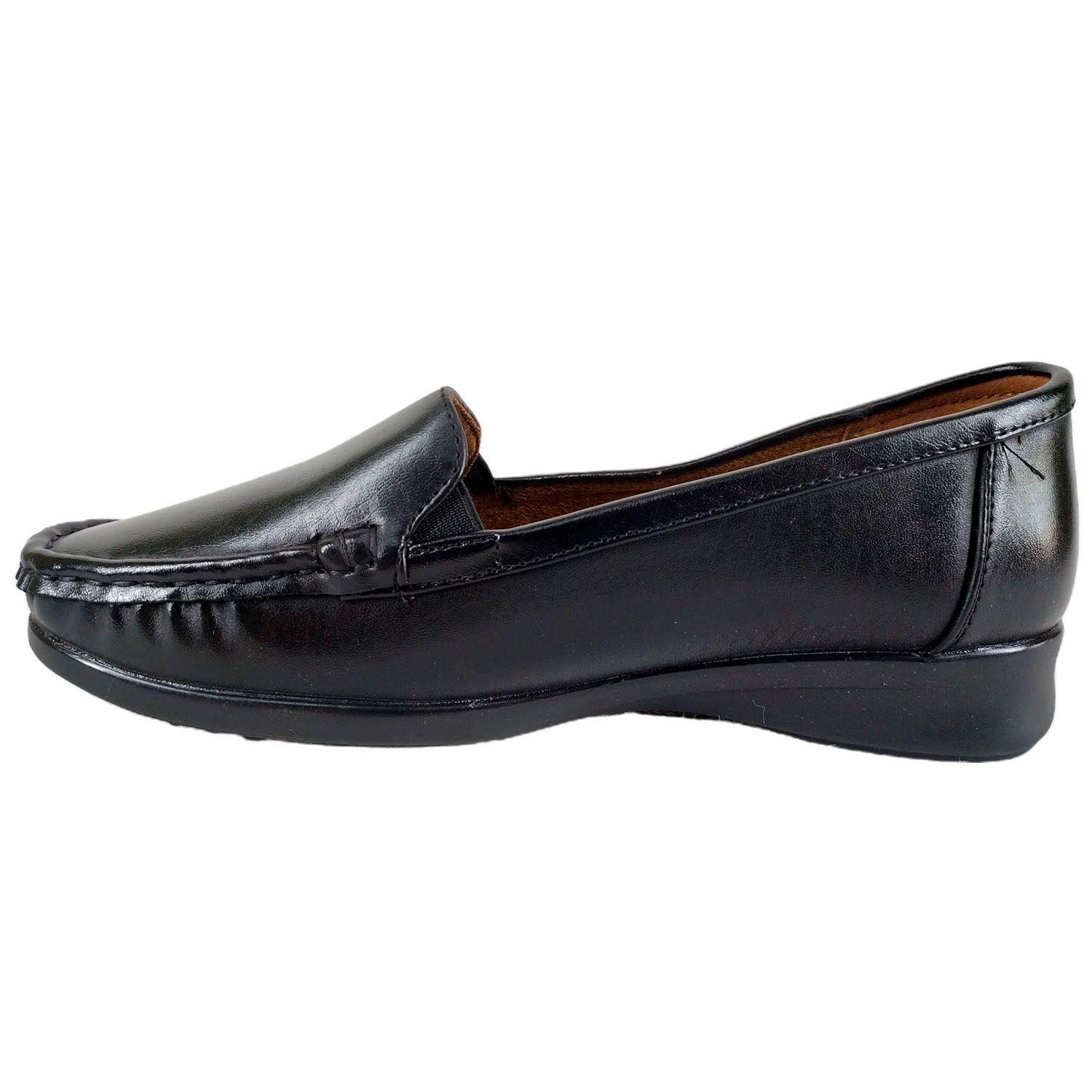Zapato de Mujer Taco Bajo T5 Negro-3