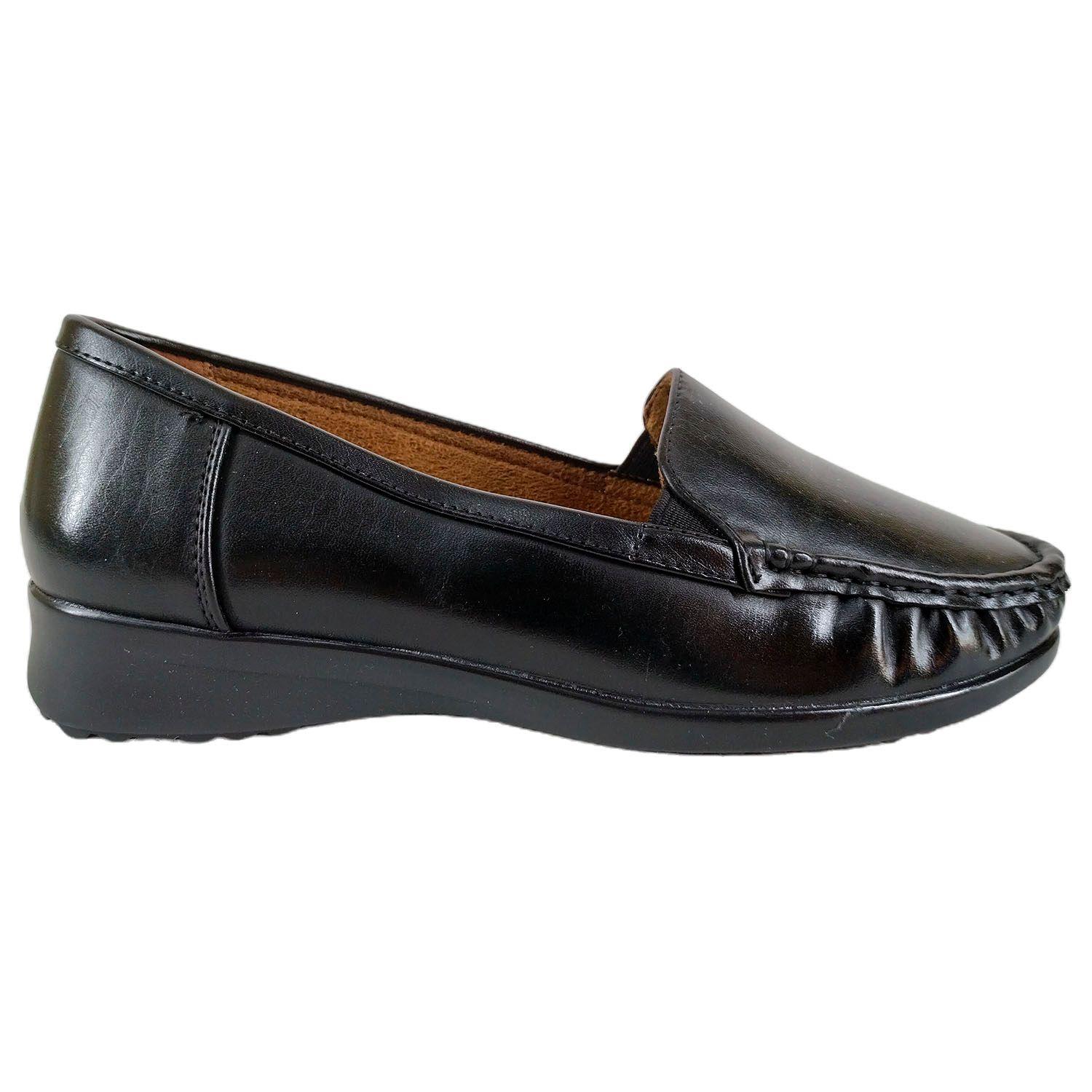 Zapato de Mujer Taco Bajo T5 Negro-0