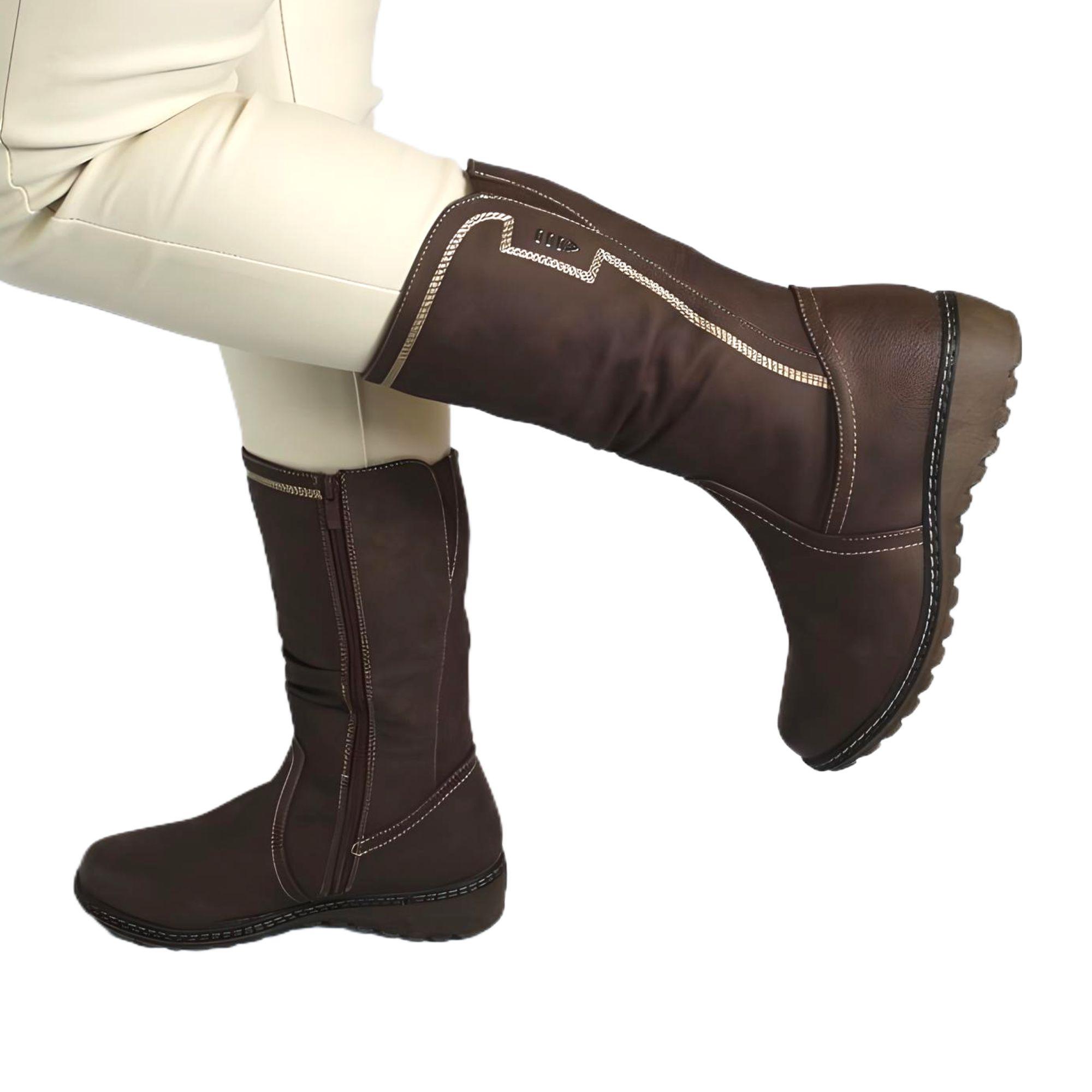 Bota Invierno de Mujer 959 Yassne Café-0
