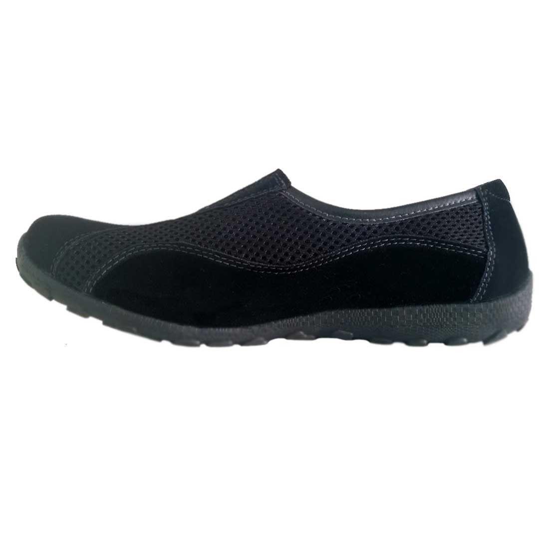 SNEAKERS GOLF MUJER NEGRO-1