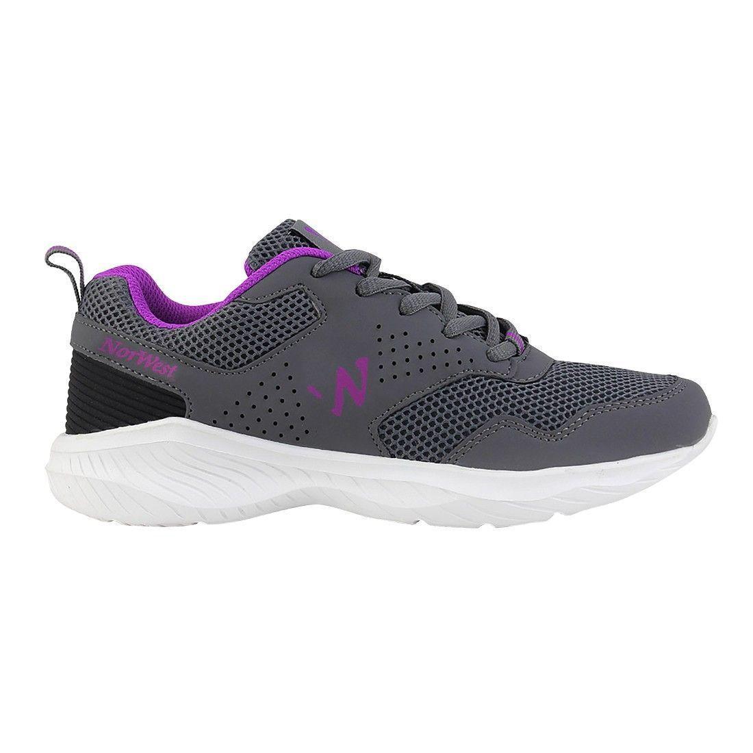 ZAPATILLA NORWEST BEGIN RUN MUJER GRIS FUCSIA-0