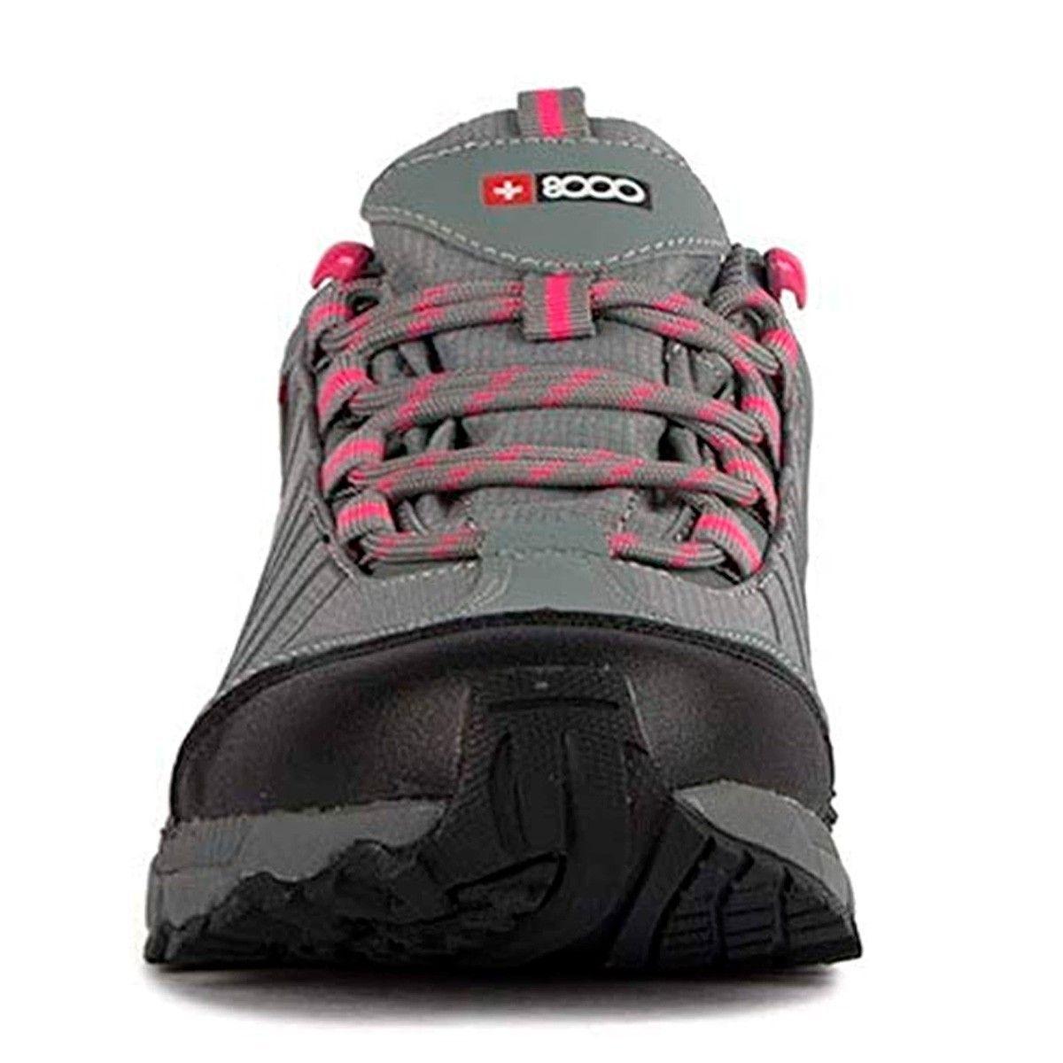 ZAPATILLA 8000 MUJER TESAS GRIS CLARO-FUCSIA-3