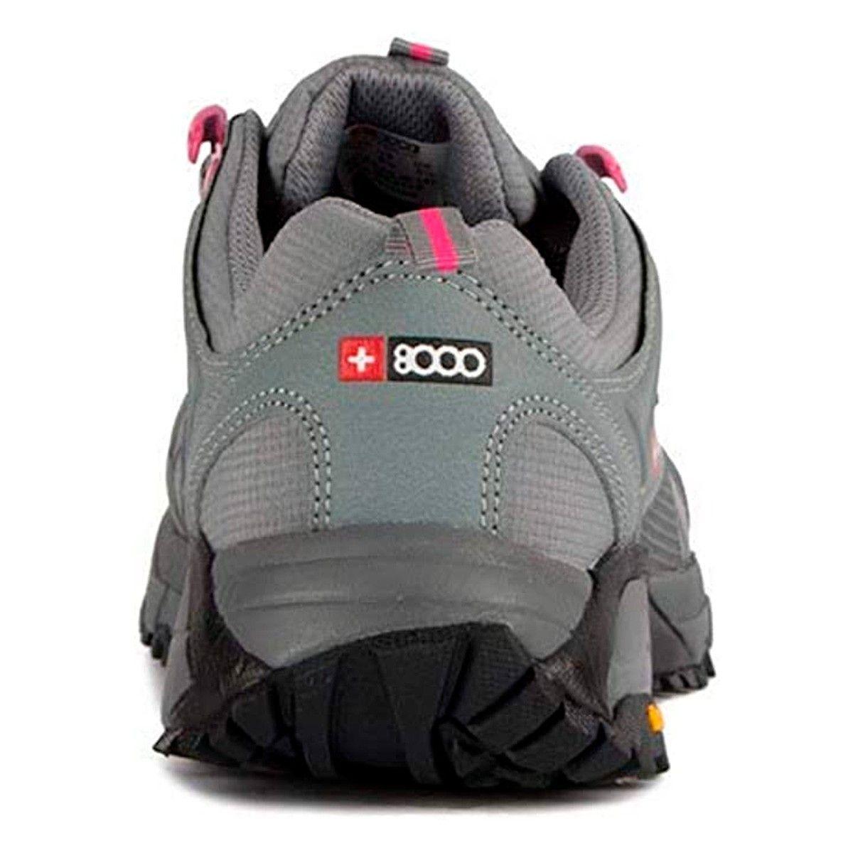 ZAPATILLA 8000 MUJER TESAS GRIS CLARO-FUCSIA-4