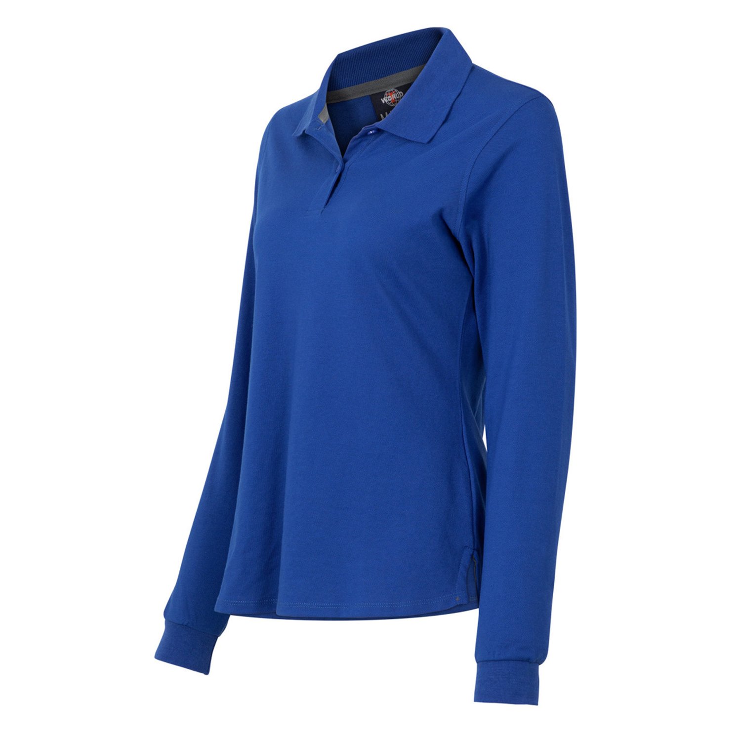 POLERA POLO DRYFRESH T WORLD MANGA LARGA MUJER AZULINO-2